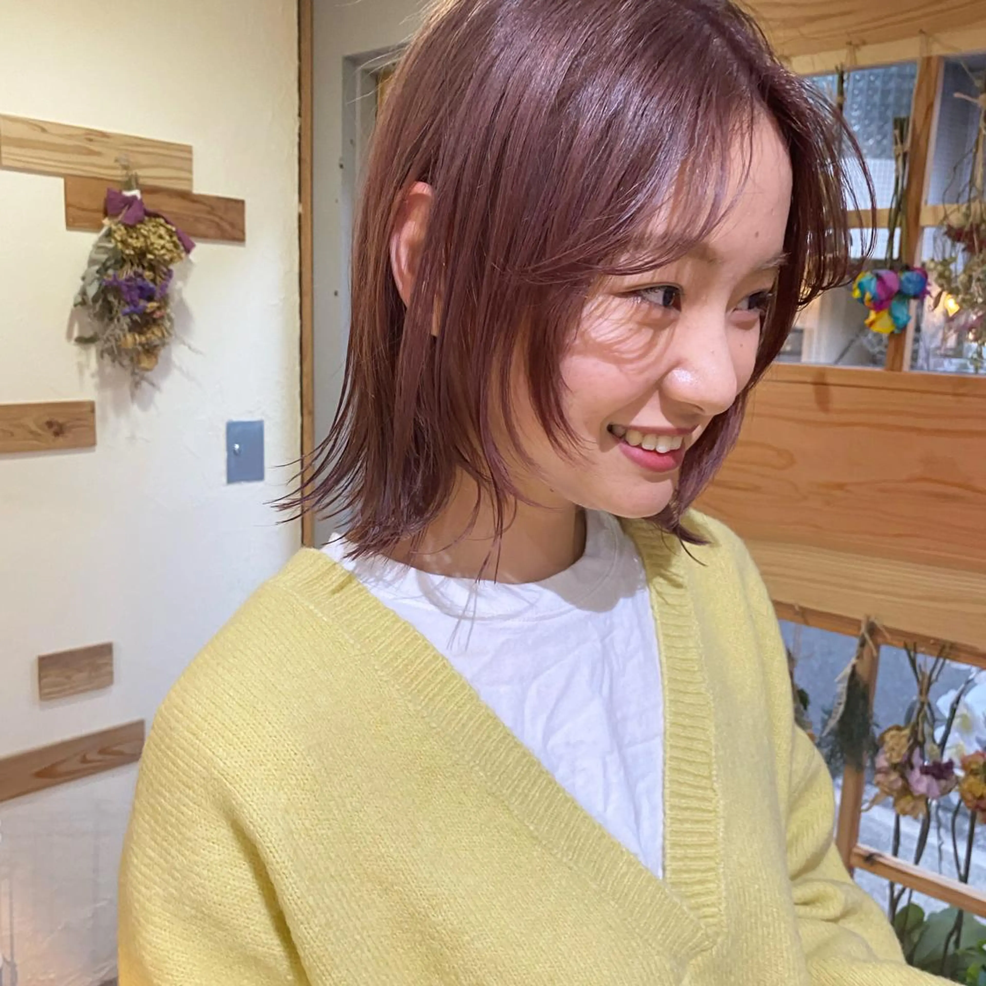 ミディアム 嶋 隆文のヘアスタイル