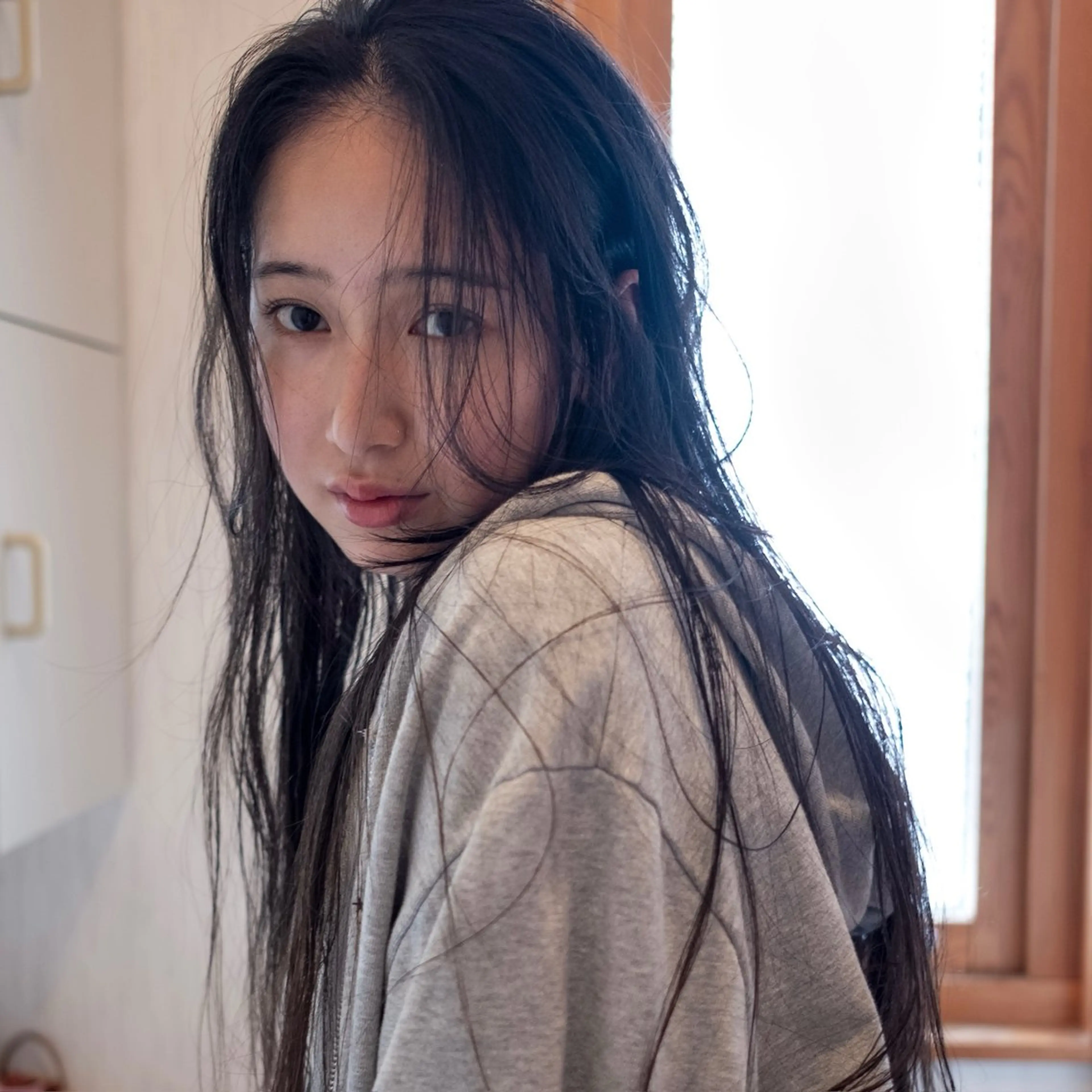 ロング レイヤーカット ロング メンズハイトーン/栄 /イトウタケルのヘアスタイル