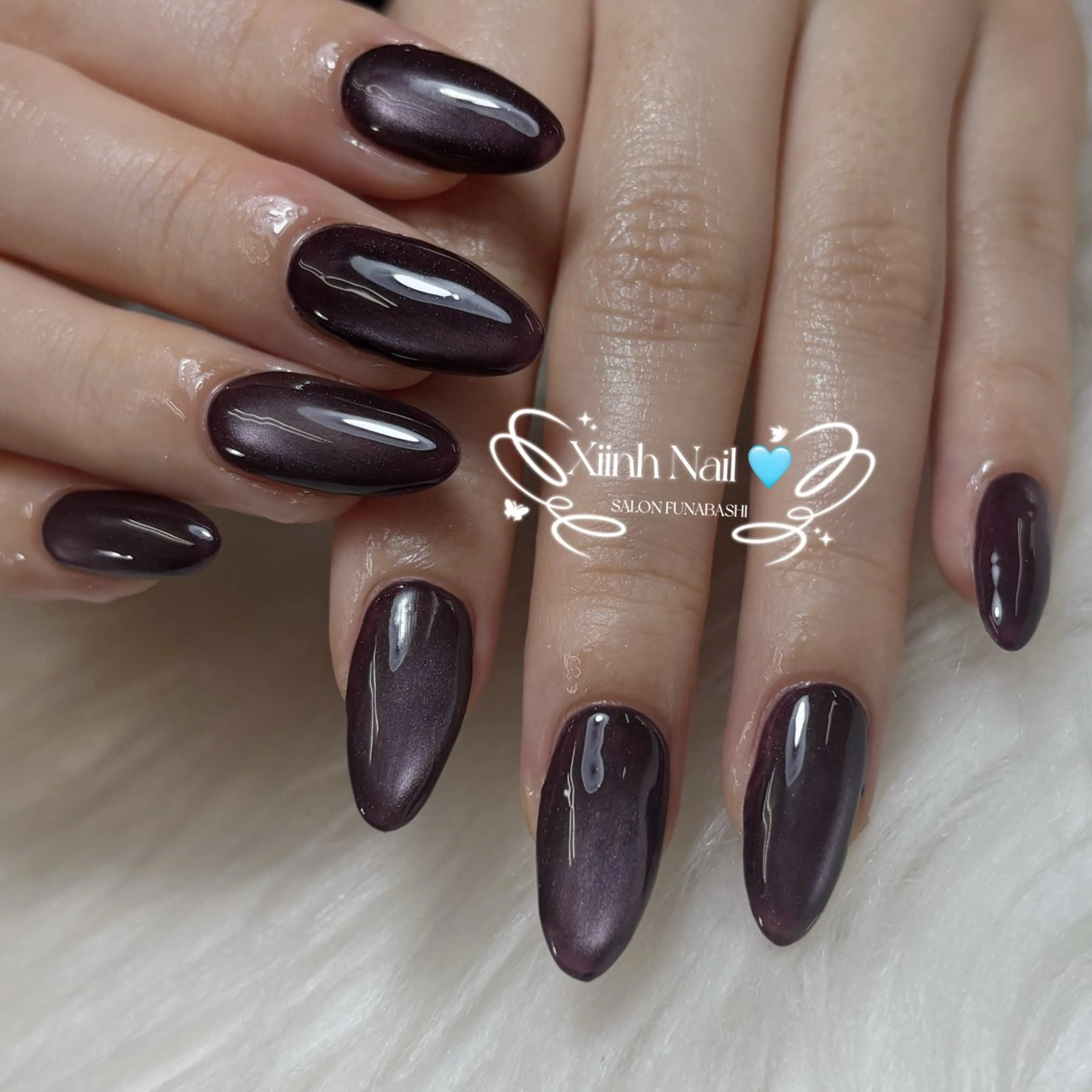 ネイル チークネイル 桜ネイル 長さ出し フットネイル ジェルネイル ハンドネイル XIINH NAIL SALONのネイルデザイン