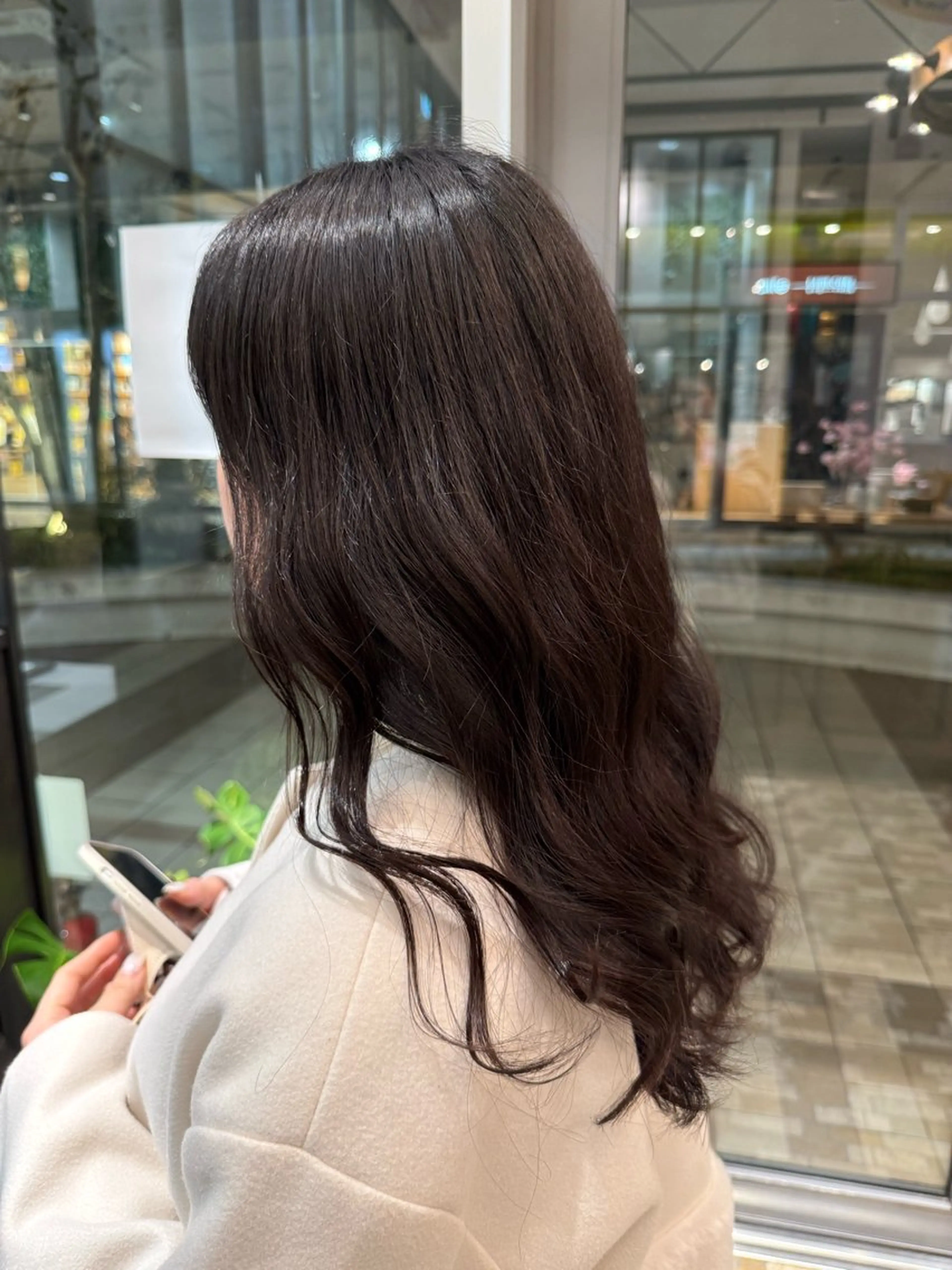 セミロング カット レイヤーカット /momocaのヘアスタイル