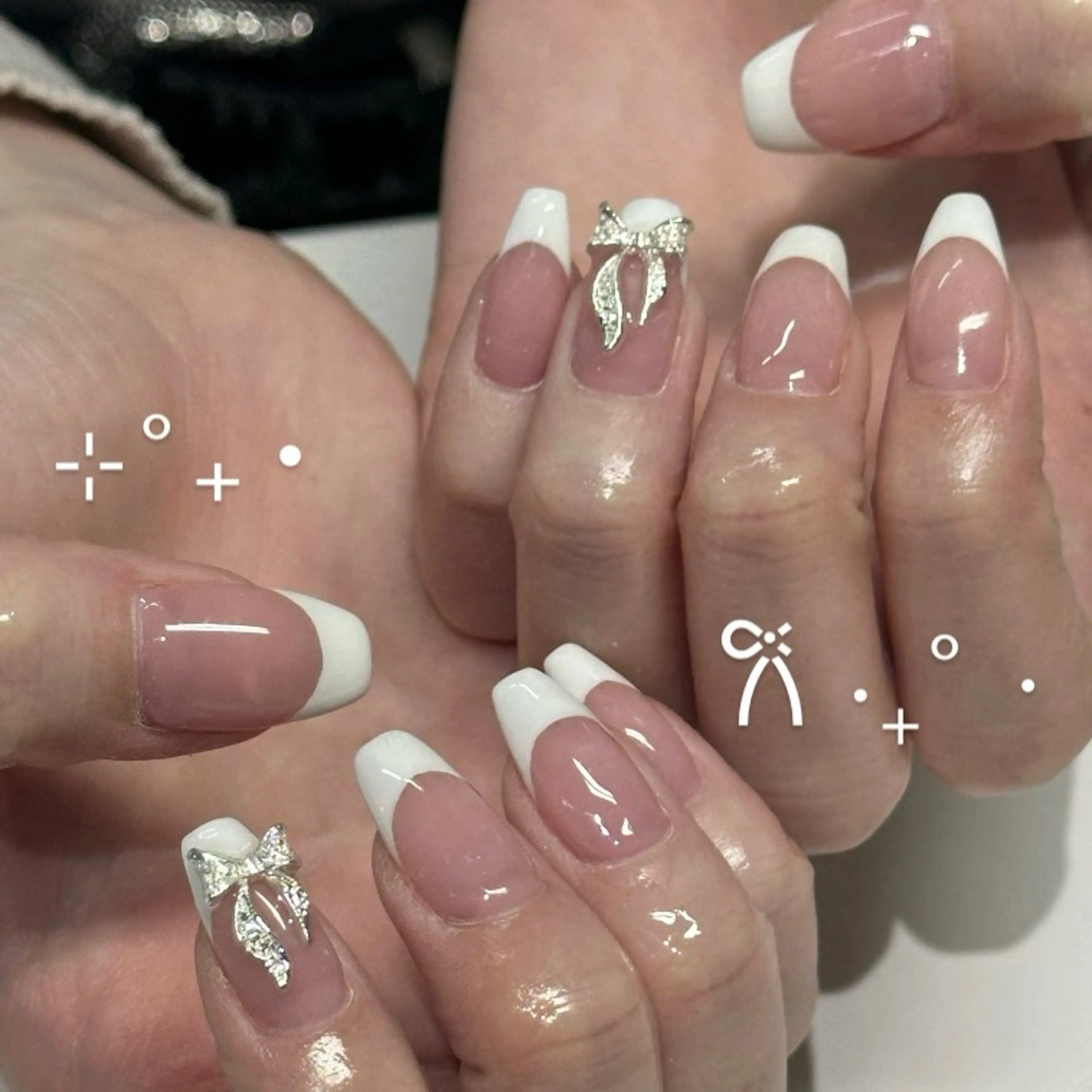 ネイル フレンチネイル ハンドネイル WOLTOKYO渋谷 yunaのネイルデザイン