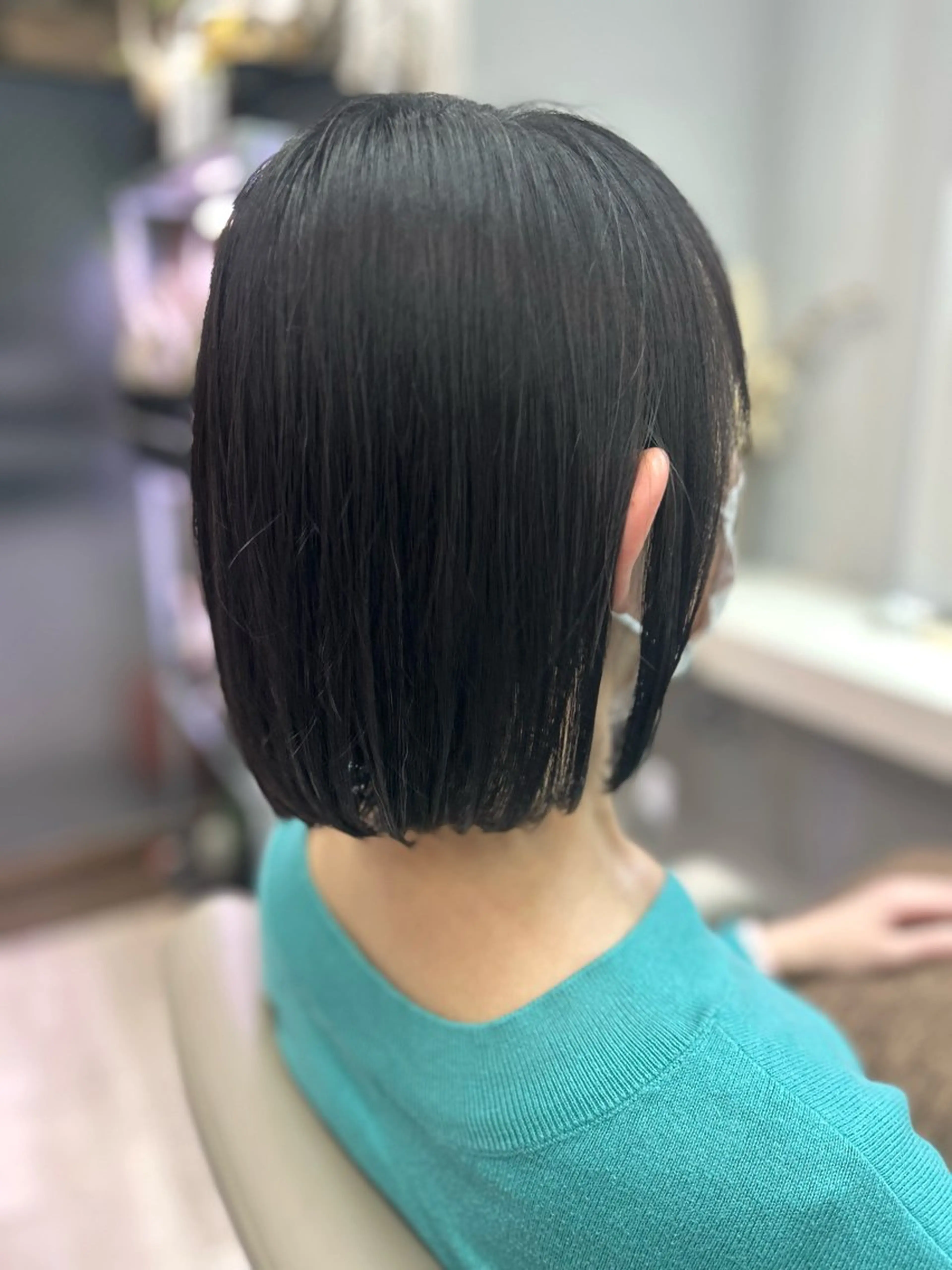 ショート ワンレンボブ ボブ カット 池田 太一のヘアスタイル