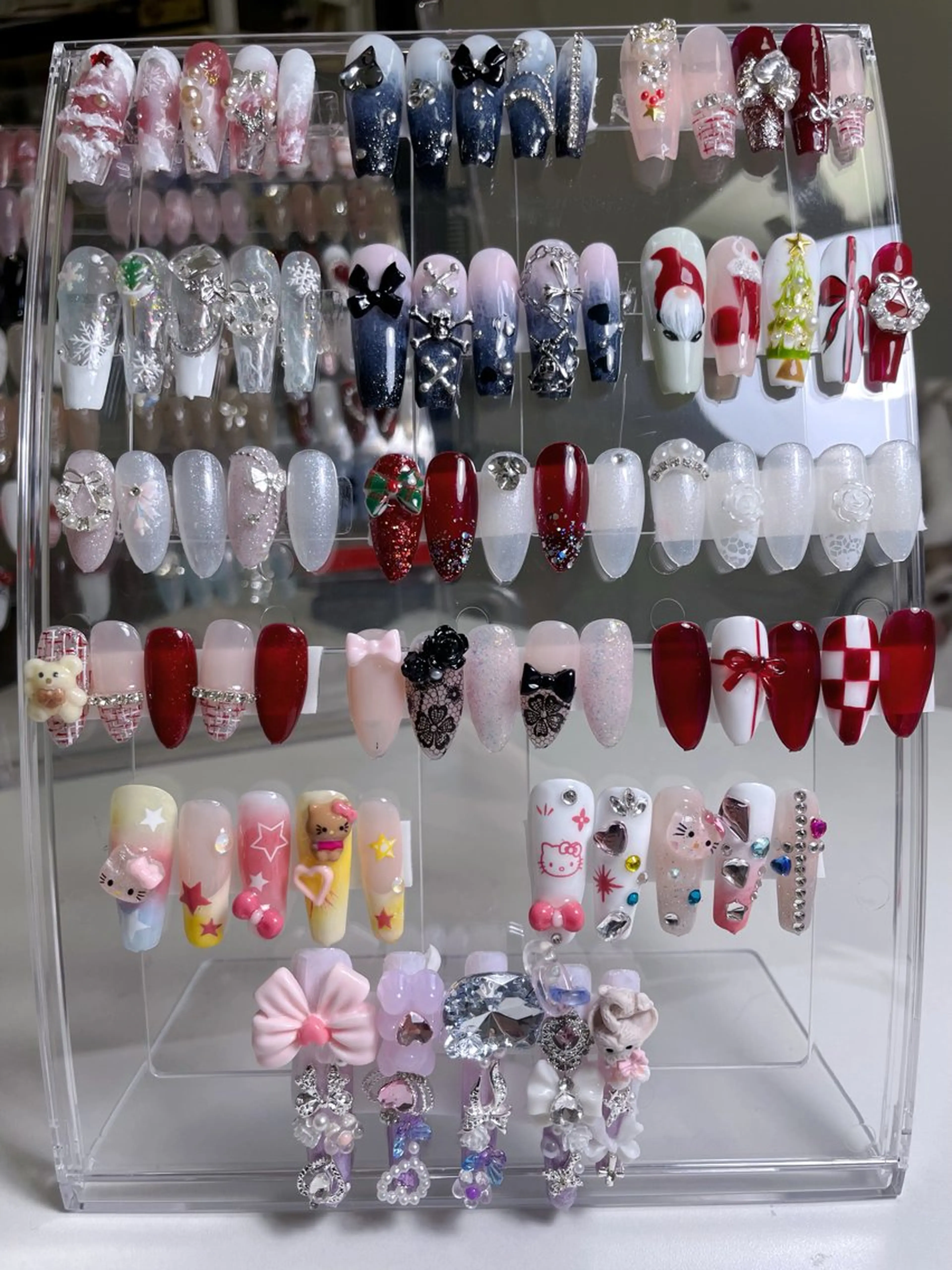 ネイル 成人式 ジェルネイル ネイルチップ ハンドネイル MoMoA Nail ネイル長さ出し専門店のネイルデザイン