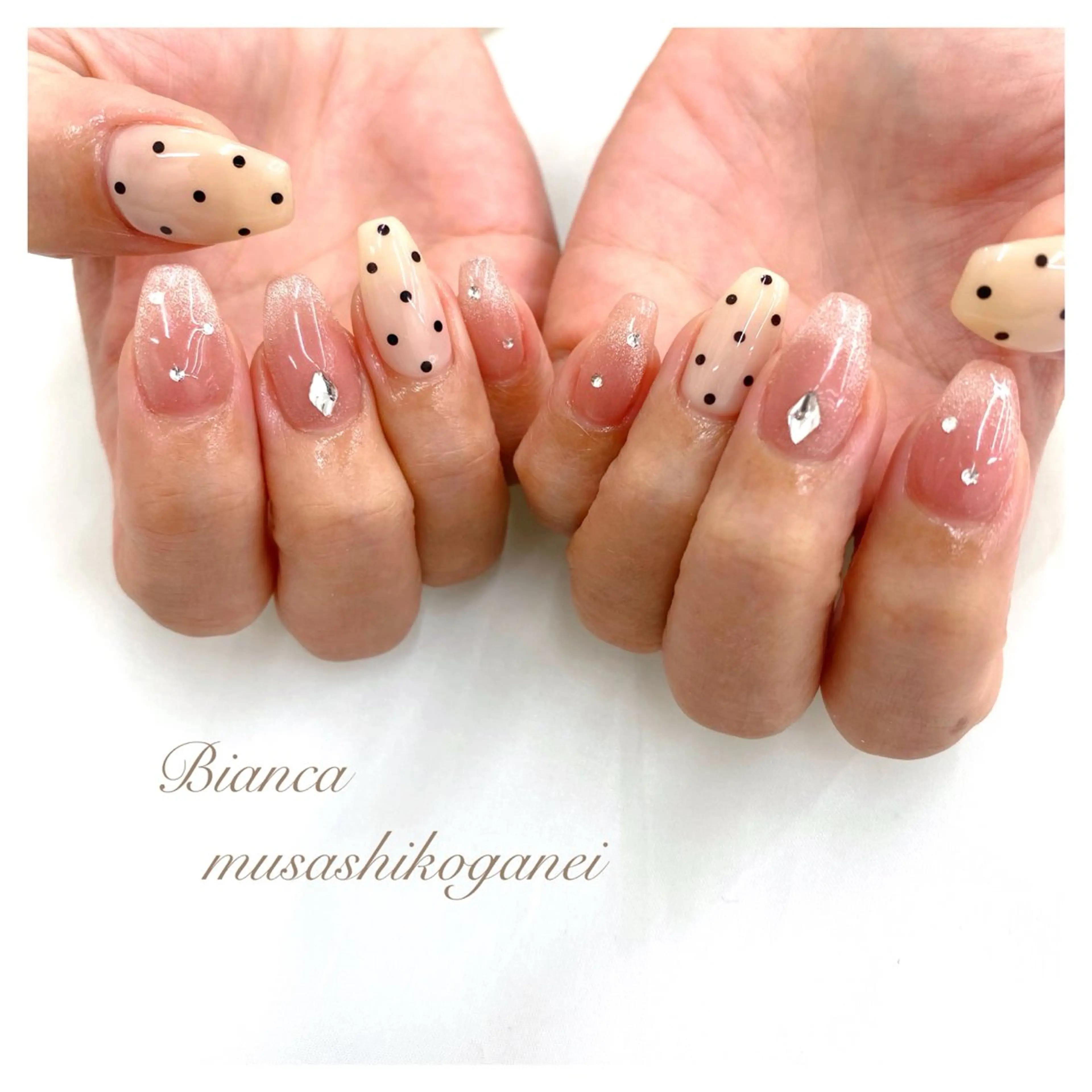 ネイル ハンドネイル Bianca 武蔵小金井 しぎはらのネイルデザイン