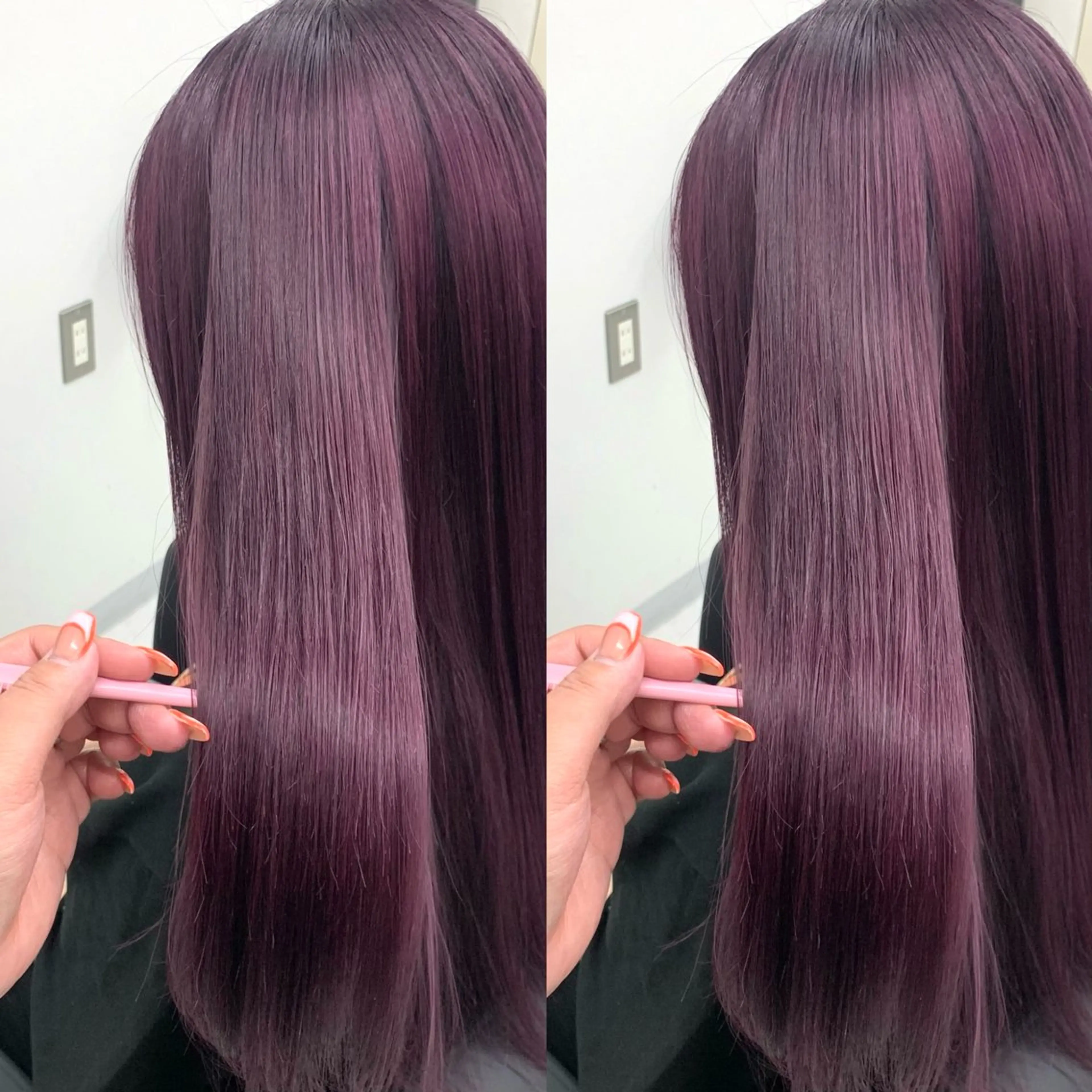 ロング カット ヘアカラー ブリーチ無しカラー✨ 美鈴のヘアスタイル