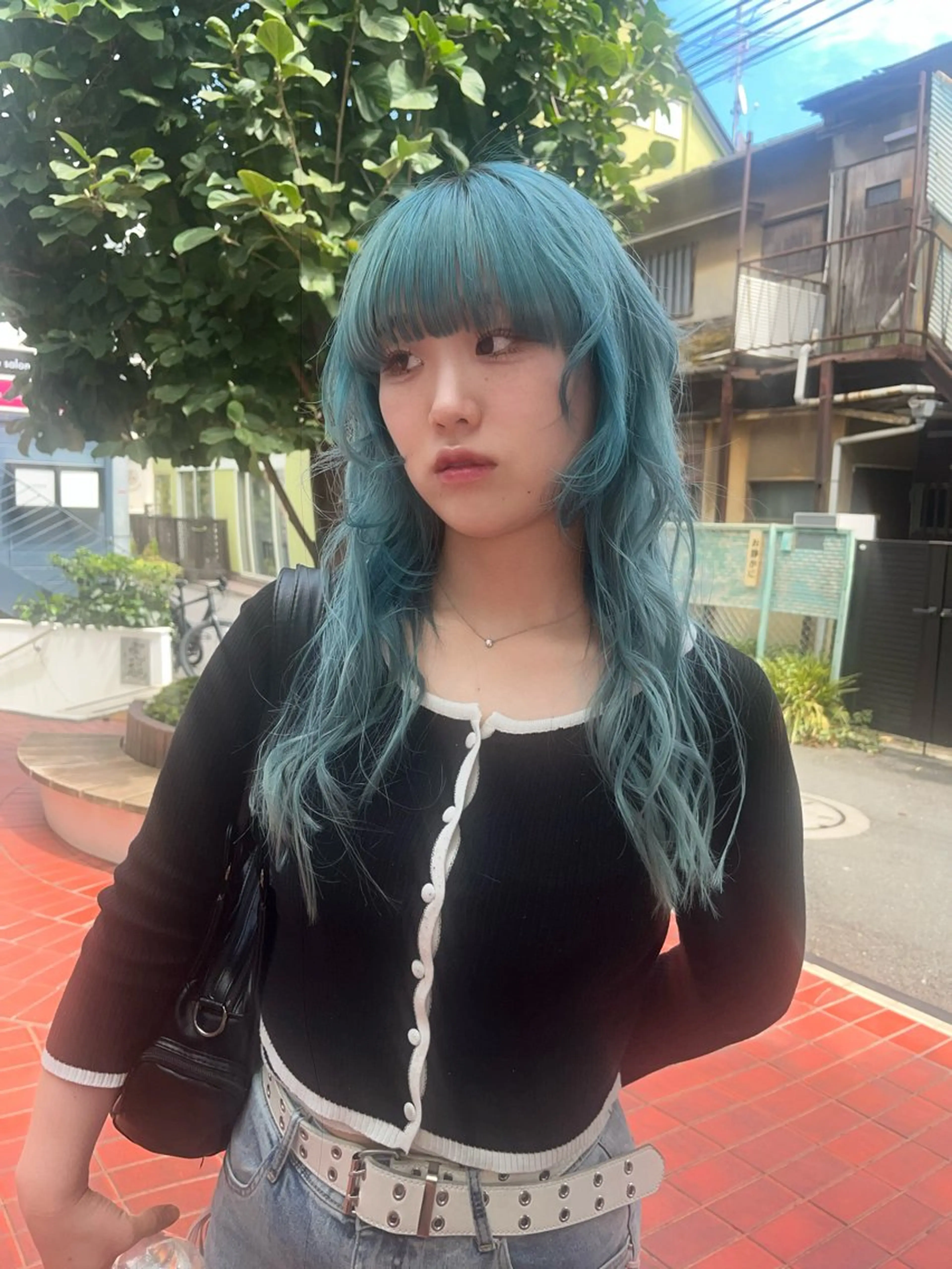 セミロング ヘアカラー @kyoniyy KYONIのヘアスタイル