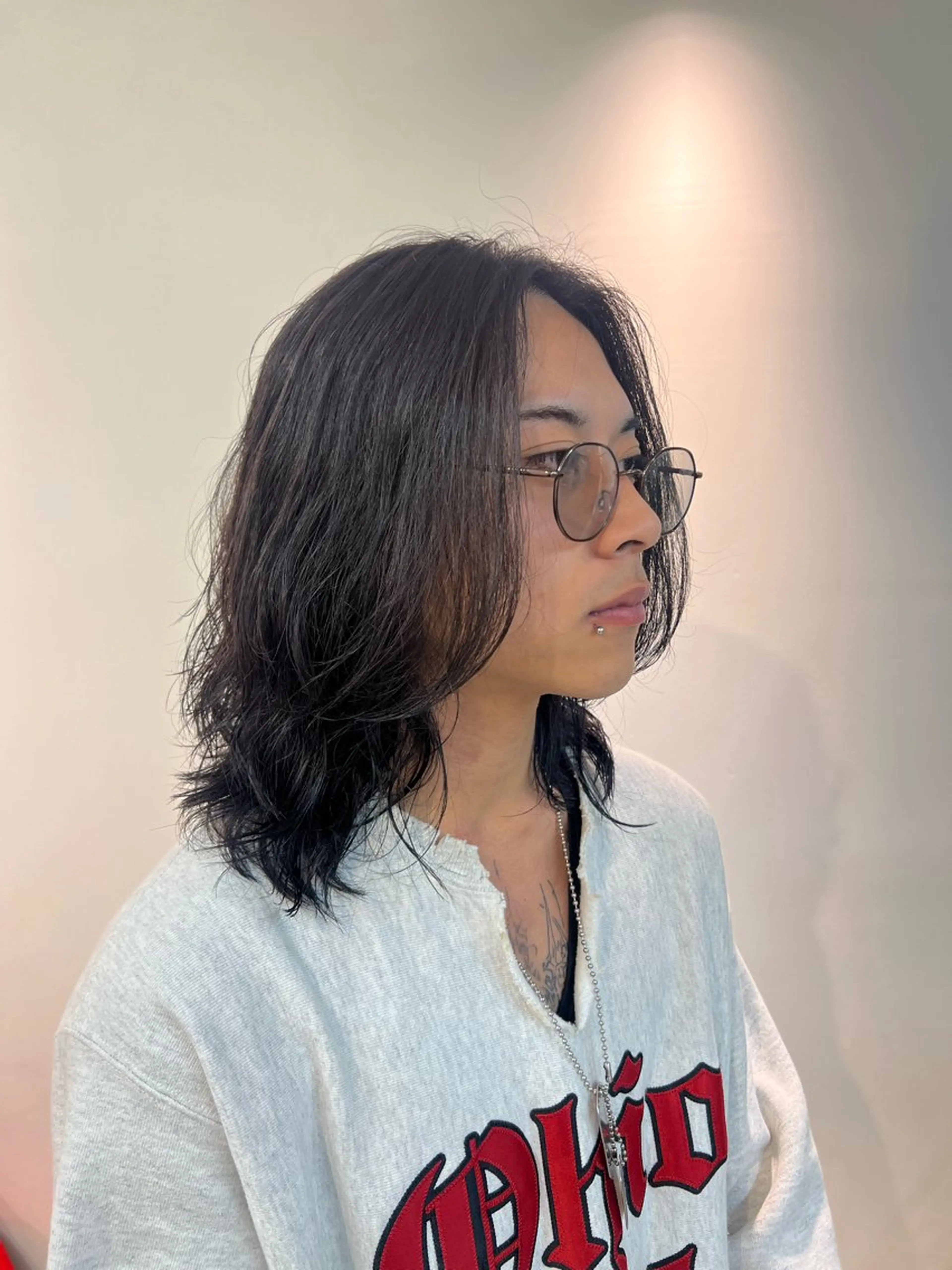 ミディアム 山中 欧輔のヘアスタイル