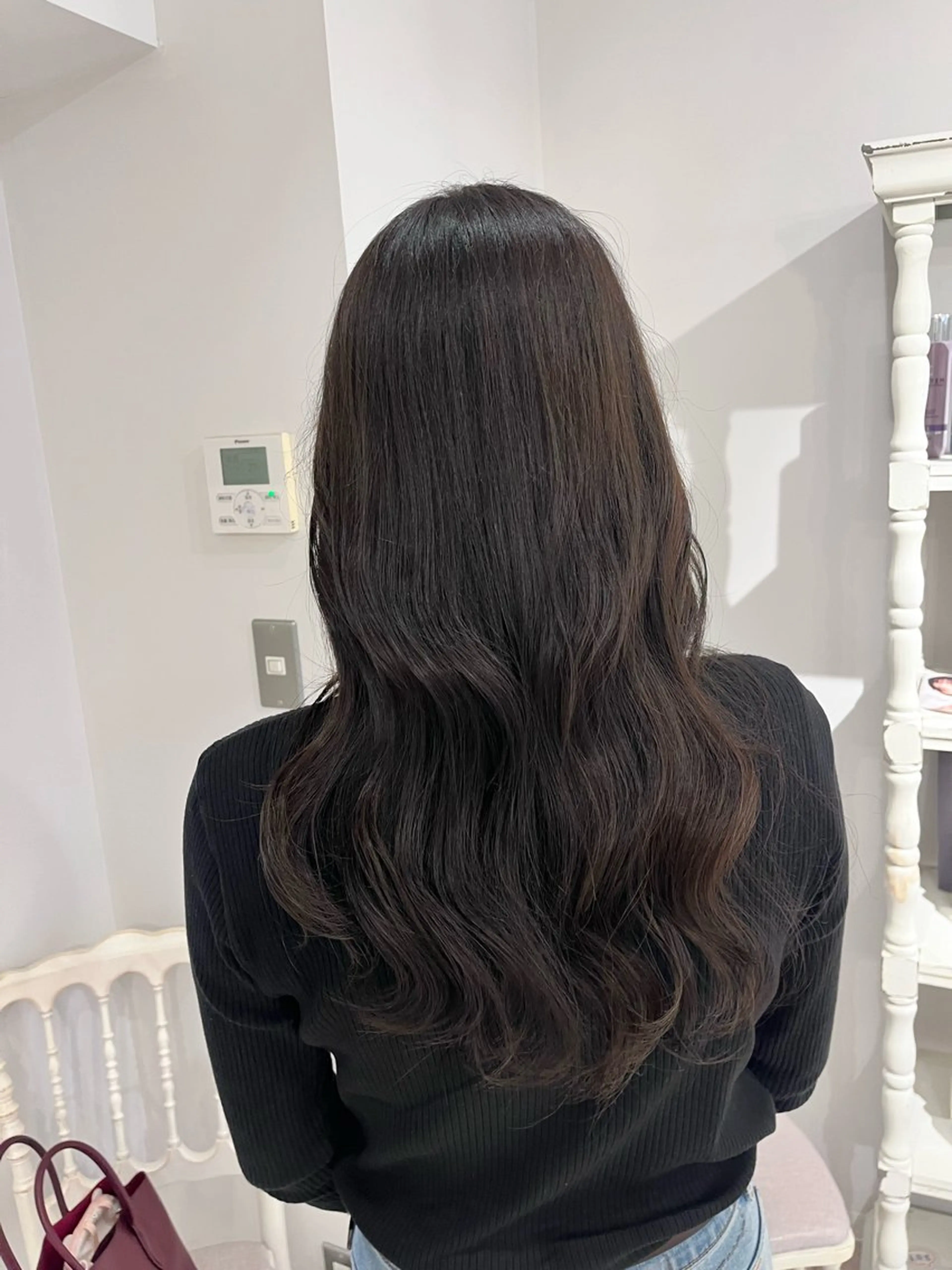 ロング カラー レイヤーカット カット ヘアカラー トリートメント CreBiA🫧名駅 馬場のヘアスタイル