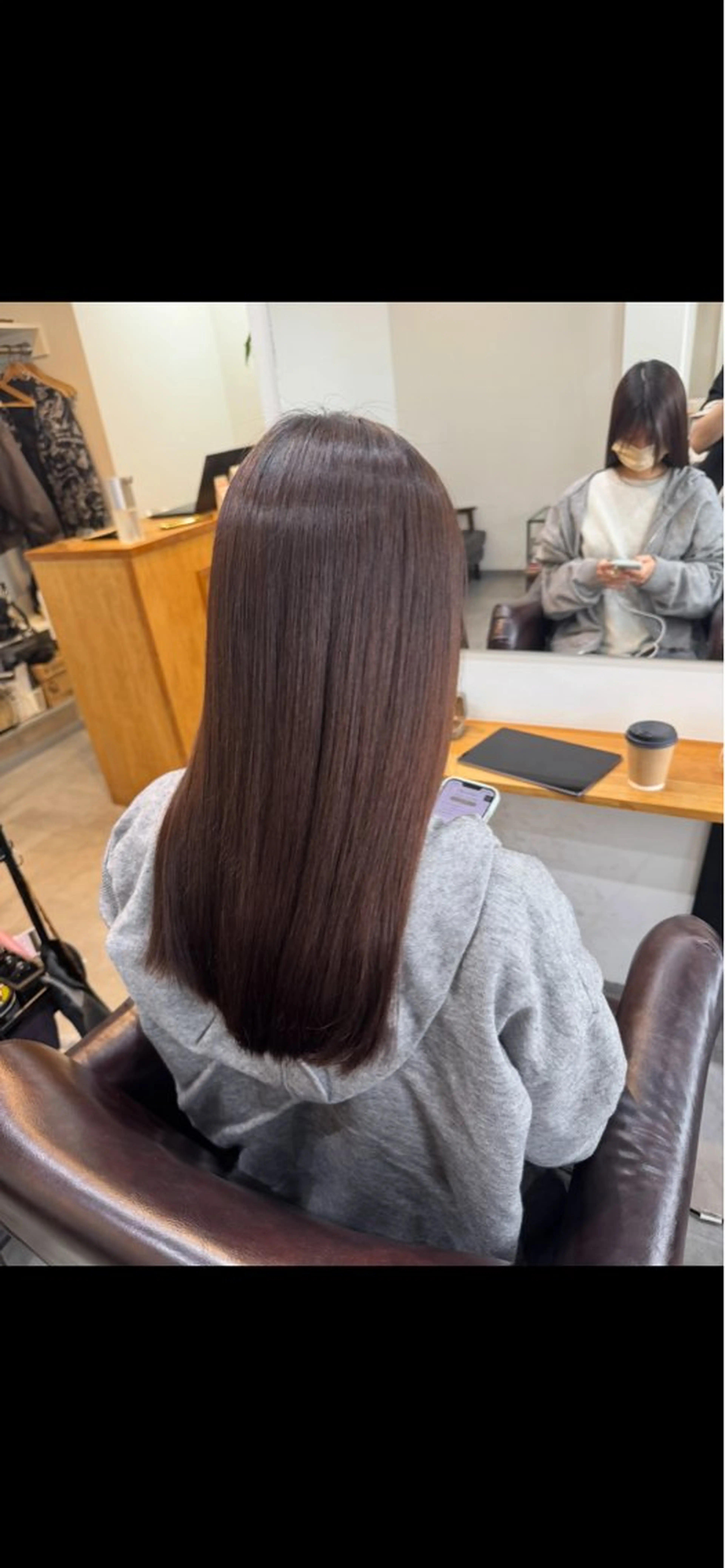 ロング 三原　賢二 【縮毛矯正】のヘアスタイル