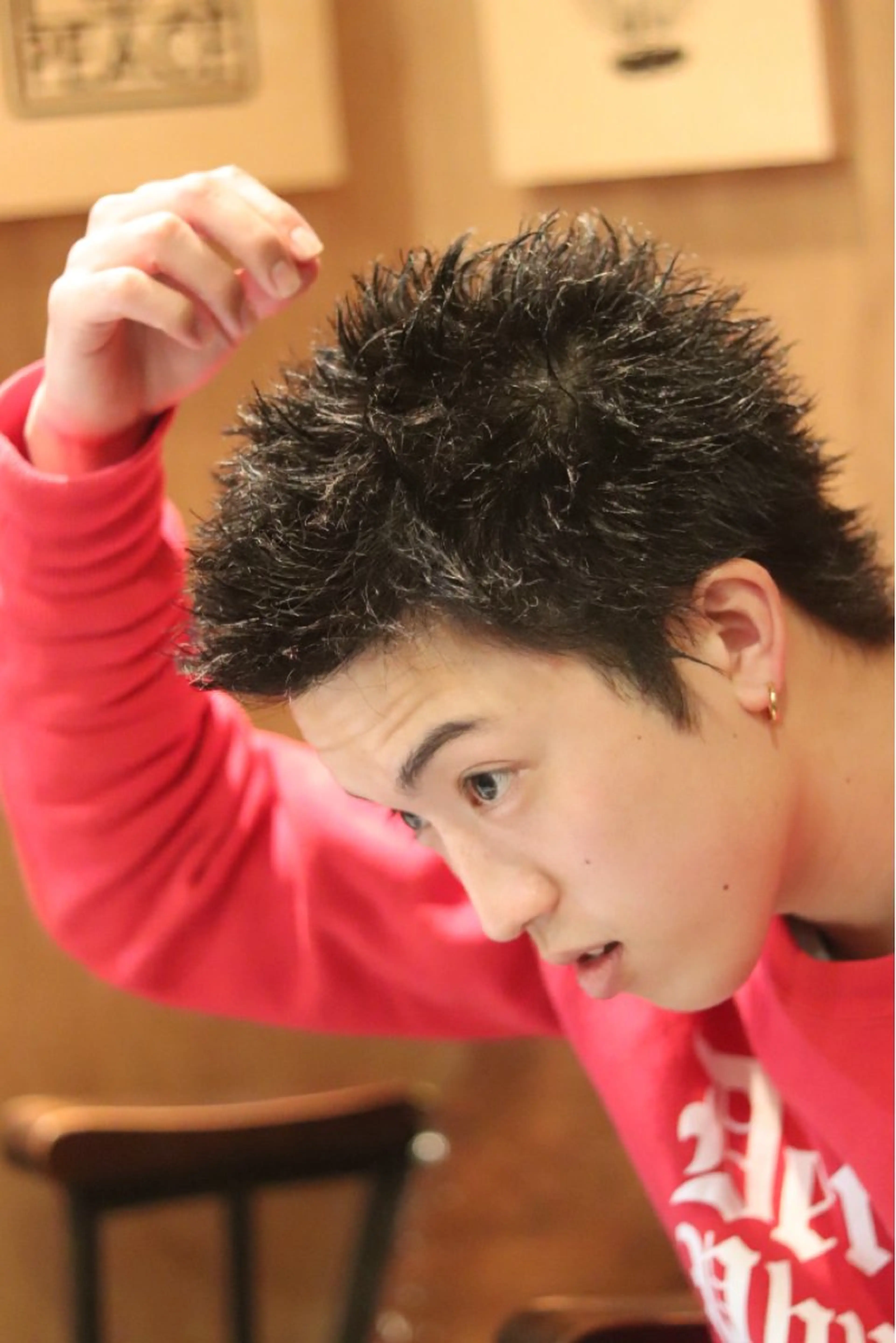 黒髪　イージードリルの写真