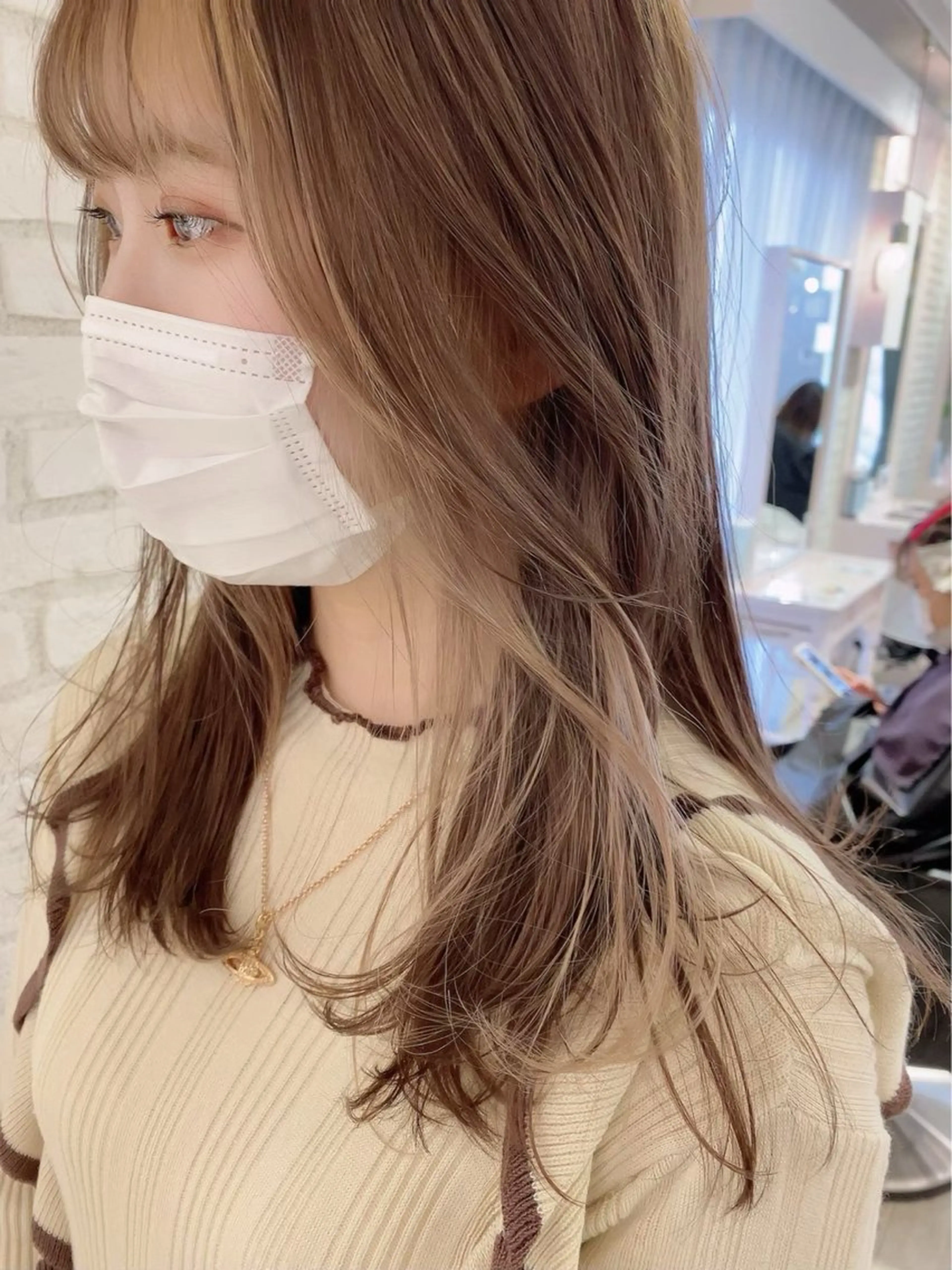 セミロング カラー カット ヘアカラー トリートメント 美髪❣️縮毛矯正/ 髪質改善✨/山本のヘアスタイル