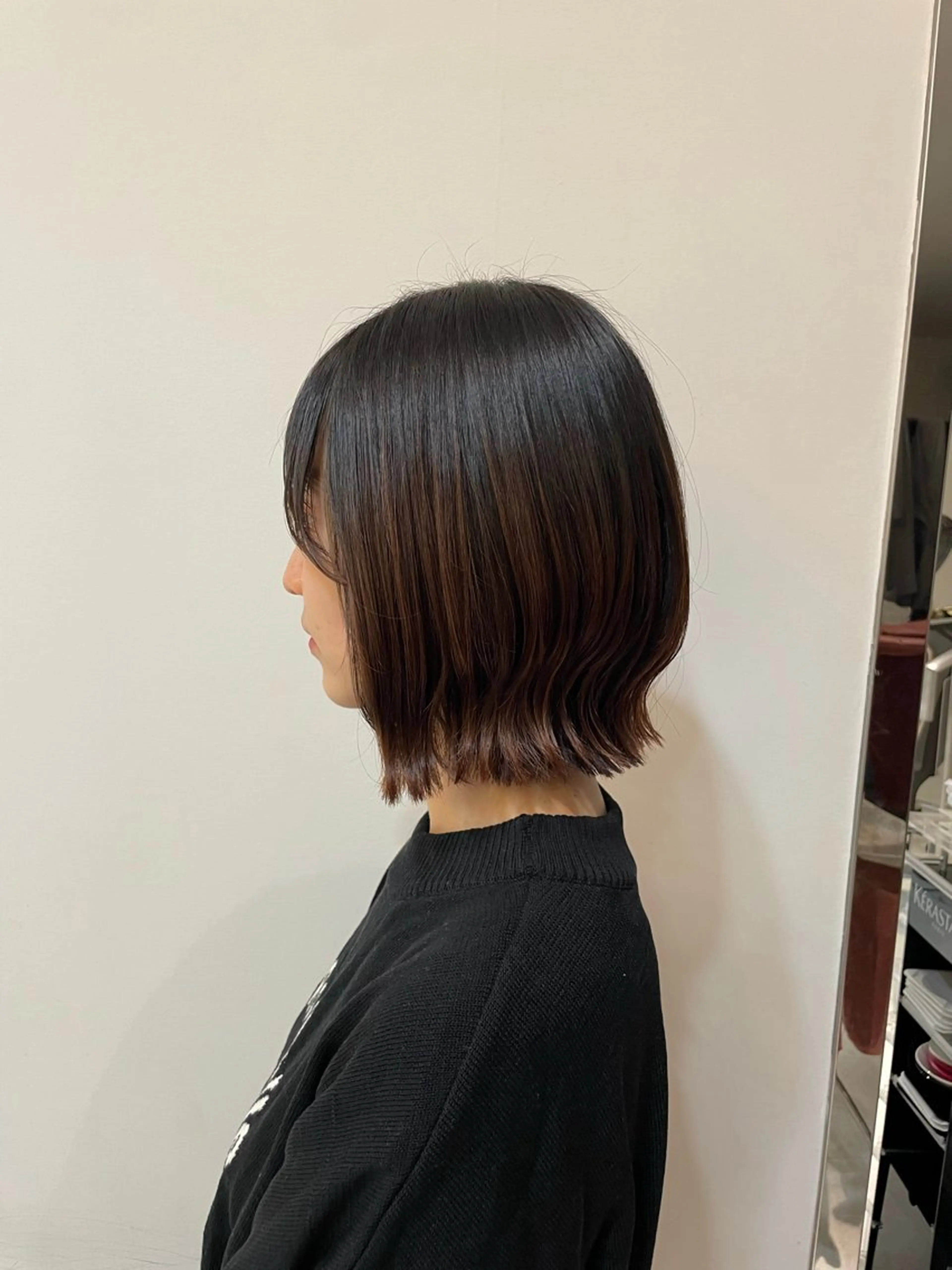 ショート ボブ レナークアリア 梅津美憂のヘアスタイル