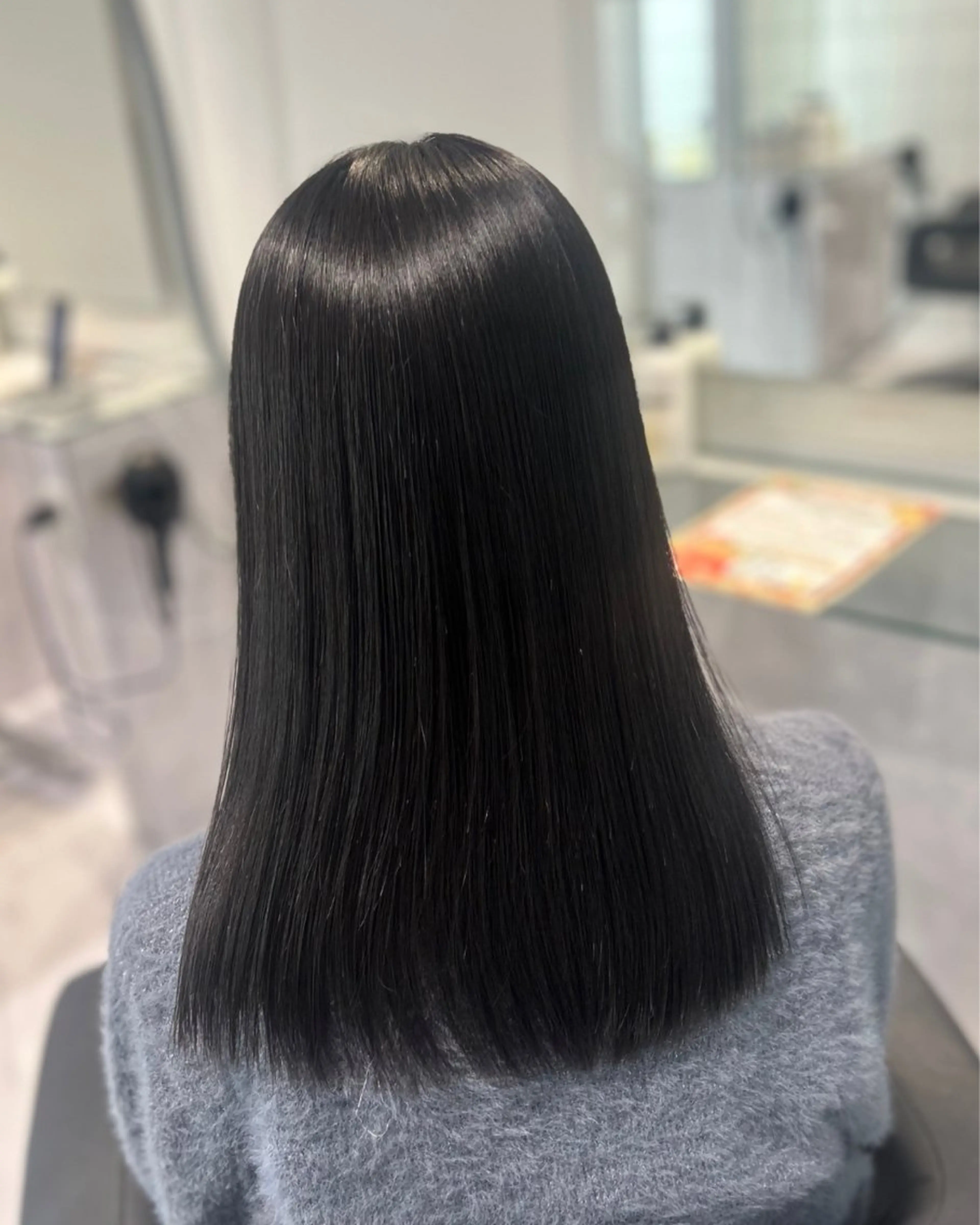 ロング カラー ヘアカラー トリートメント 表参道/透明感カラー /暗髪/ジュキヤのヘアスタイル