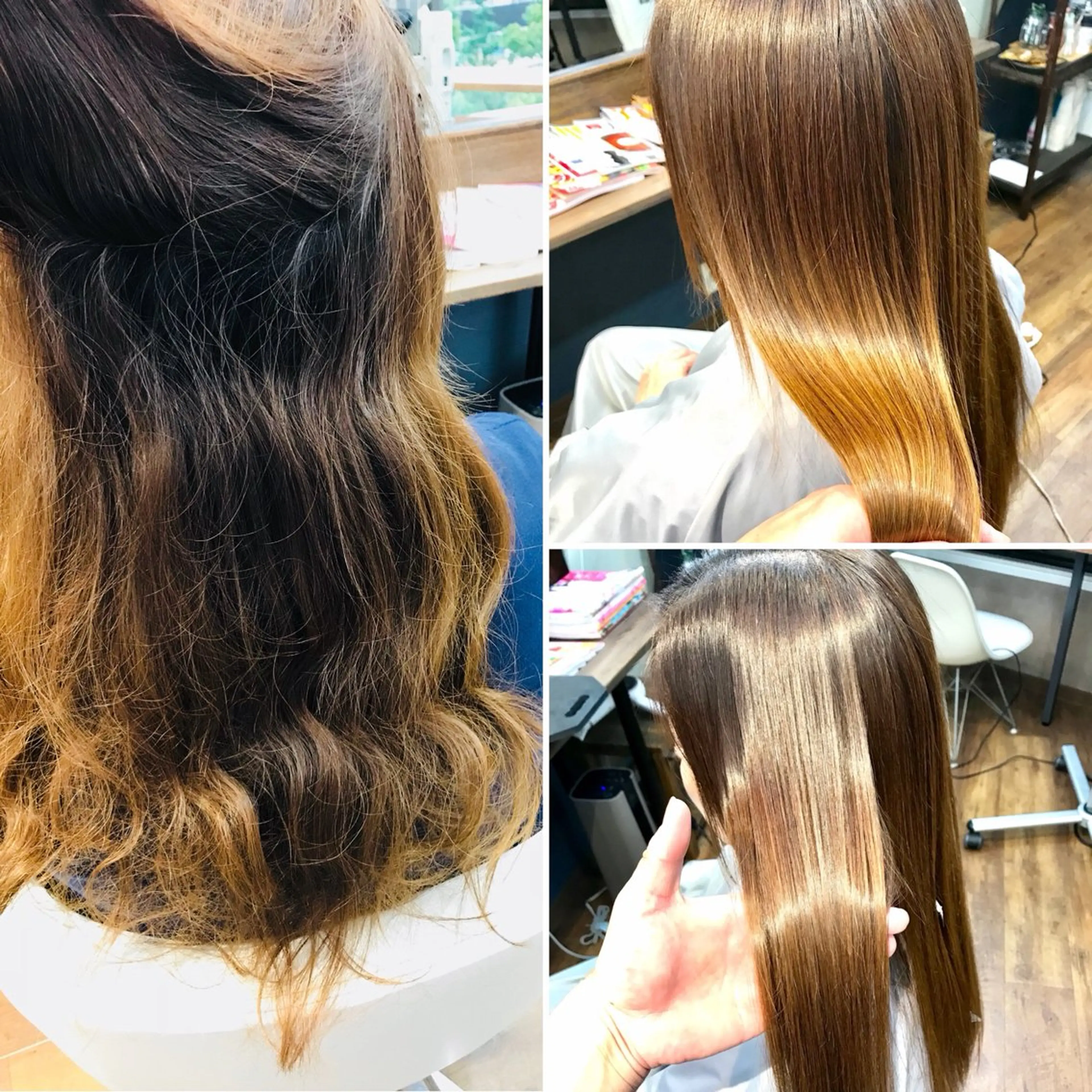 ロング 髪質改善 縮毛矯正 縮毛矯正専門店 FUNNYのヘアスタイル