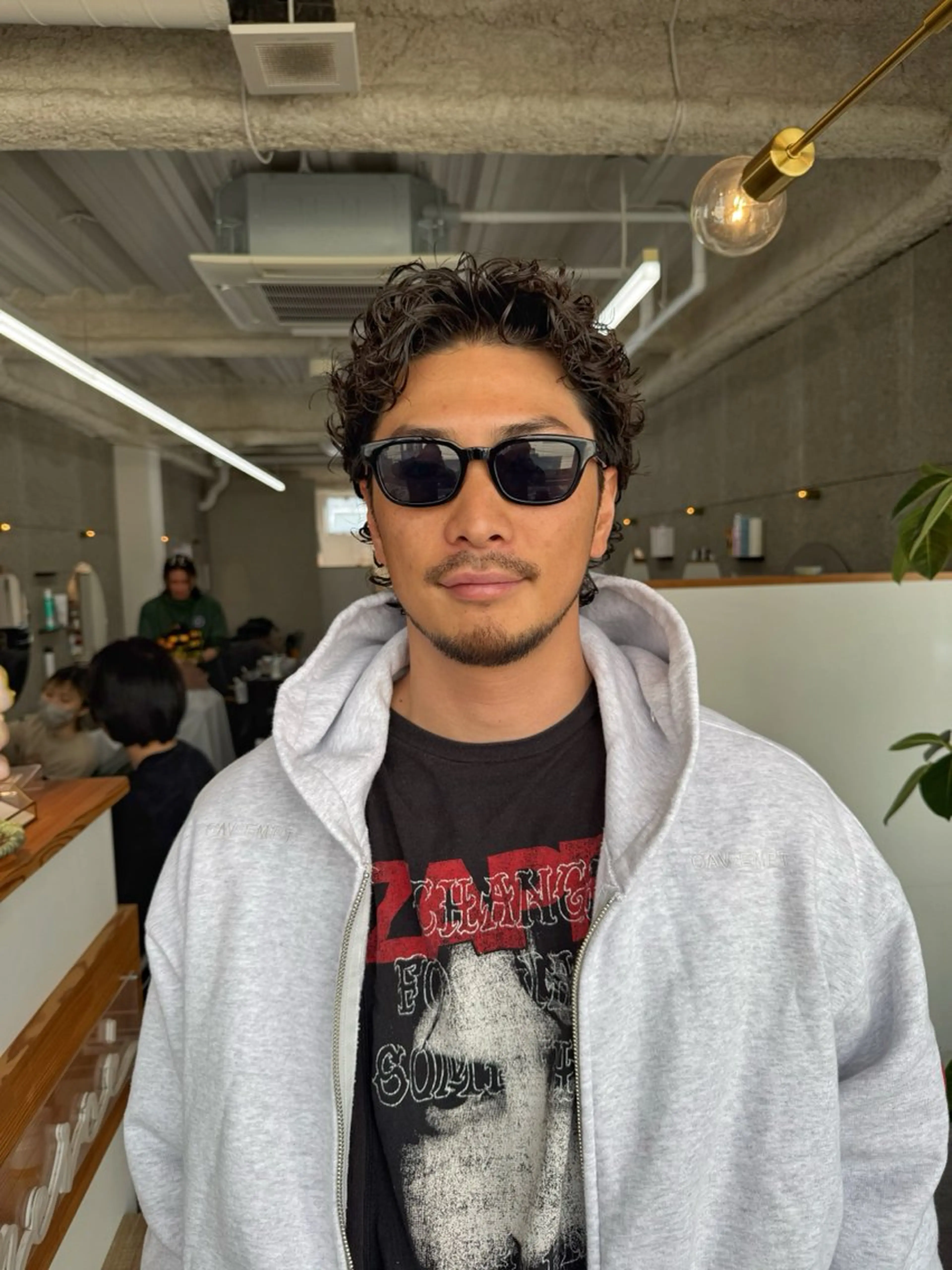 パーマ メンズ カット パーマ 八谷 将平のヘアスタイル