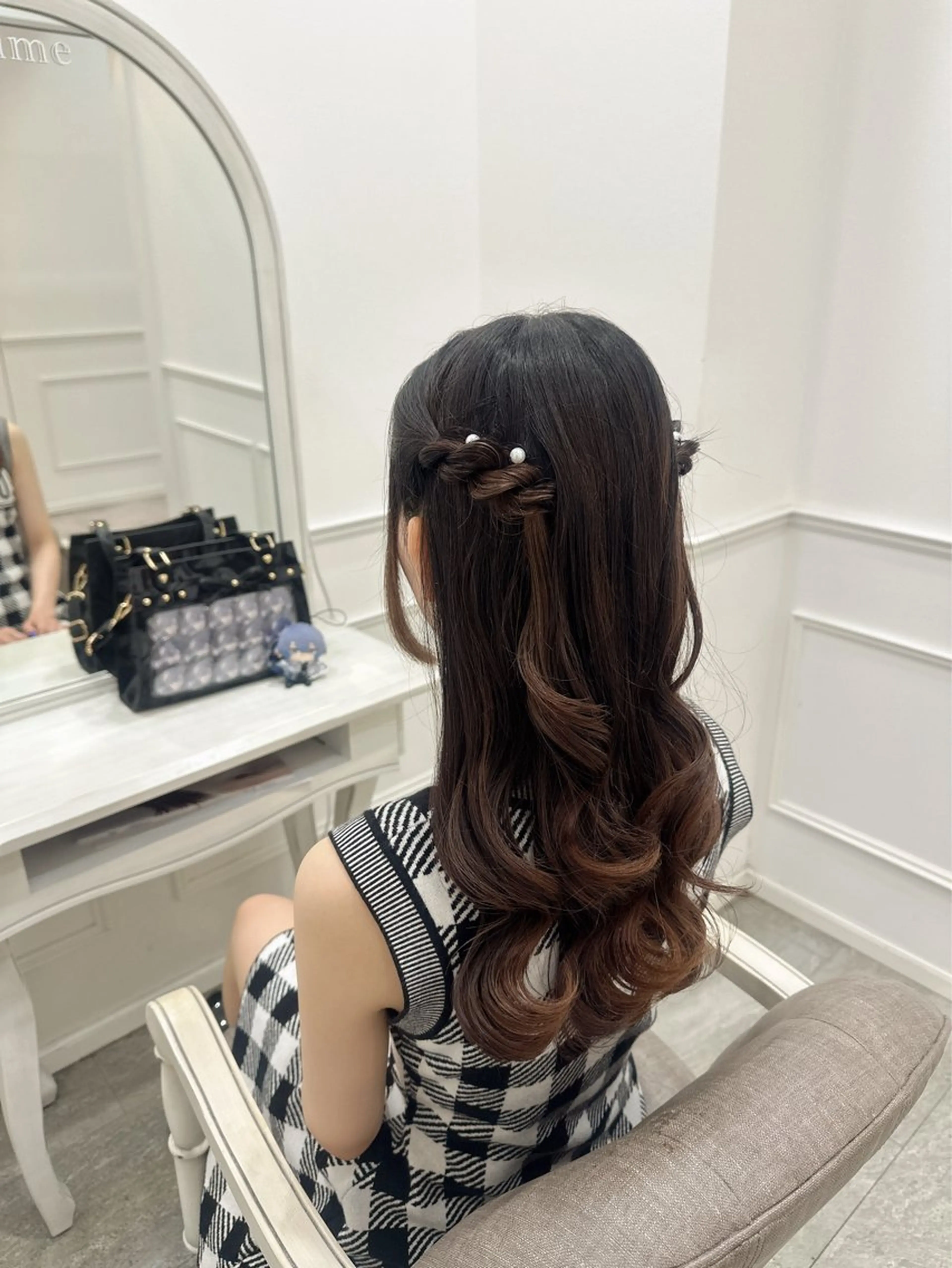 セミロング 中井 瑞月のヘアスタイル