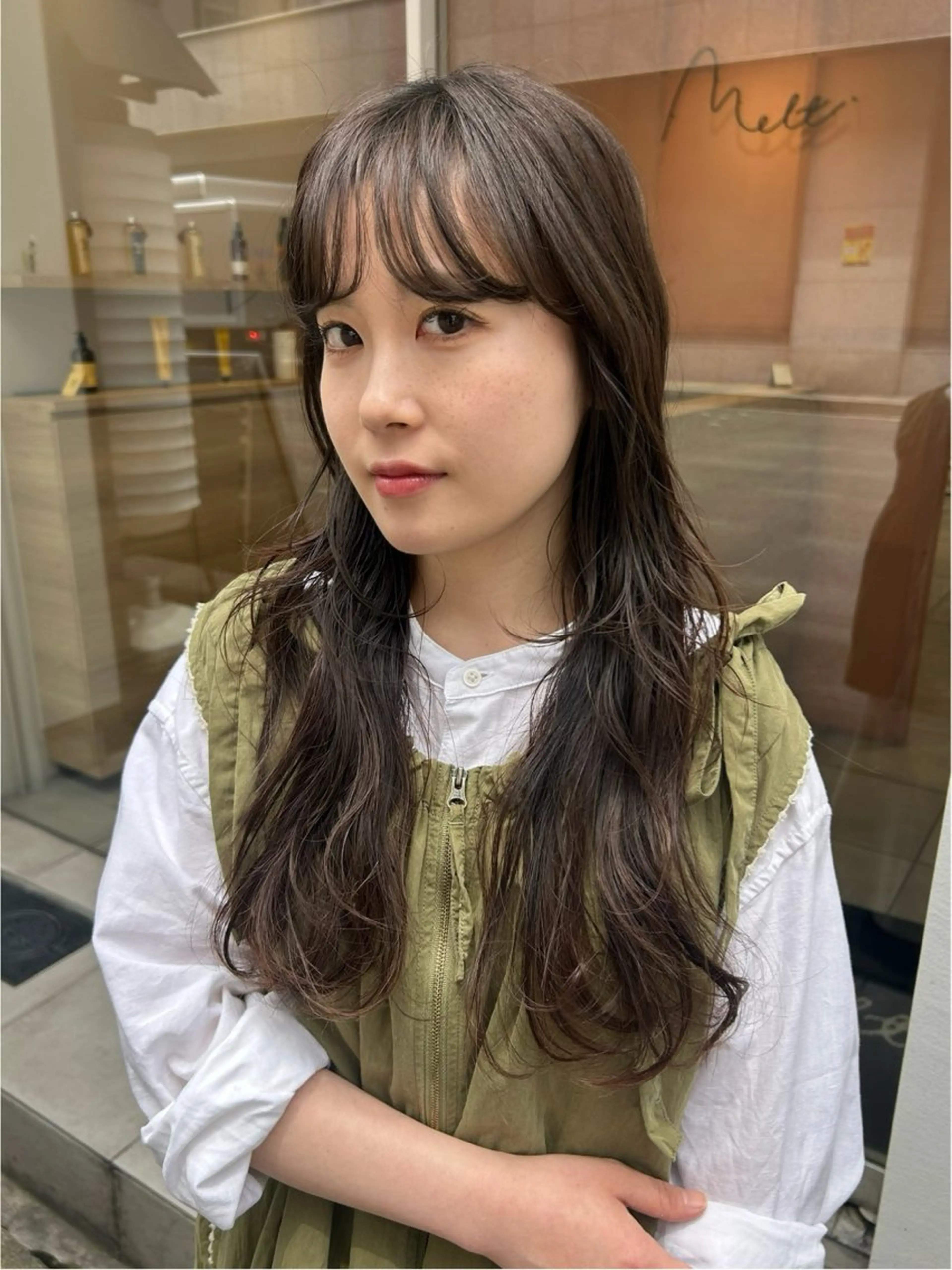 ロング パーマ hanabi /melt西梅田のヘアスタイル