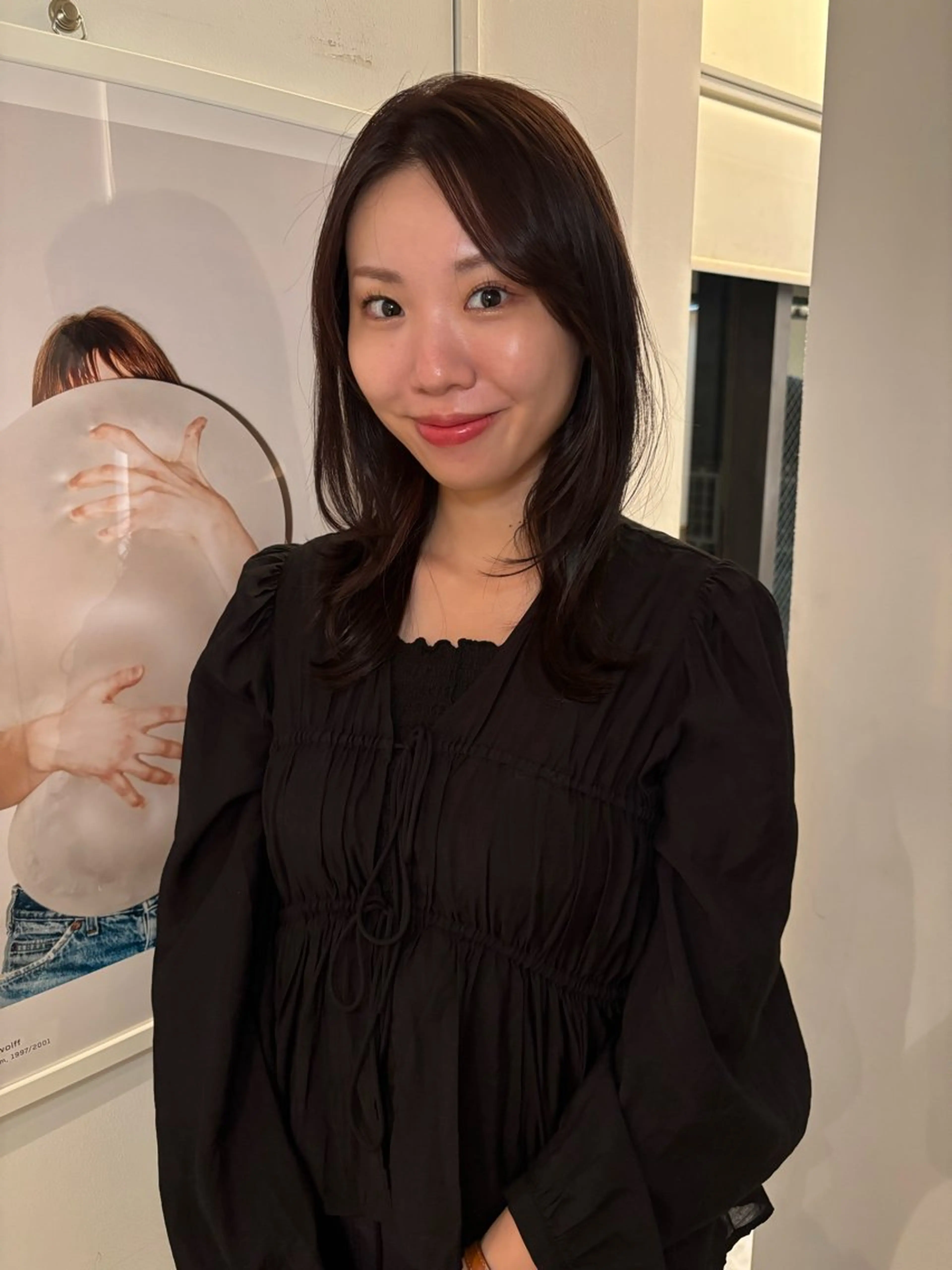 ミディアム カラー カット ヘアカラー riria/ボブ /透明感カラー🎀のヘアスタイル