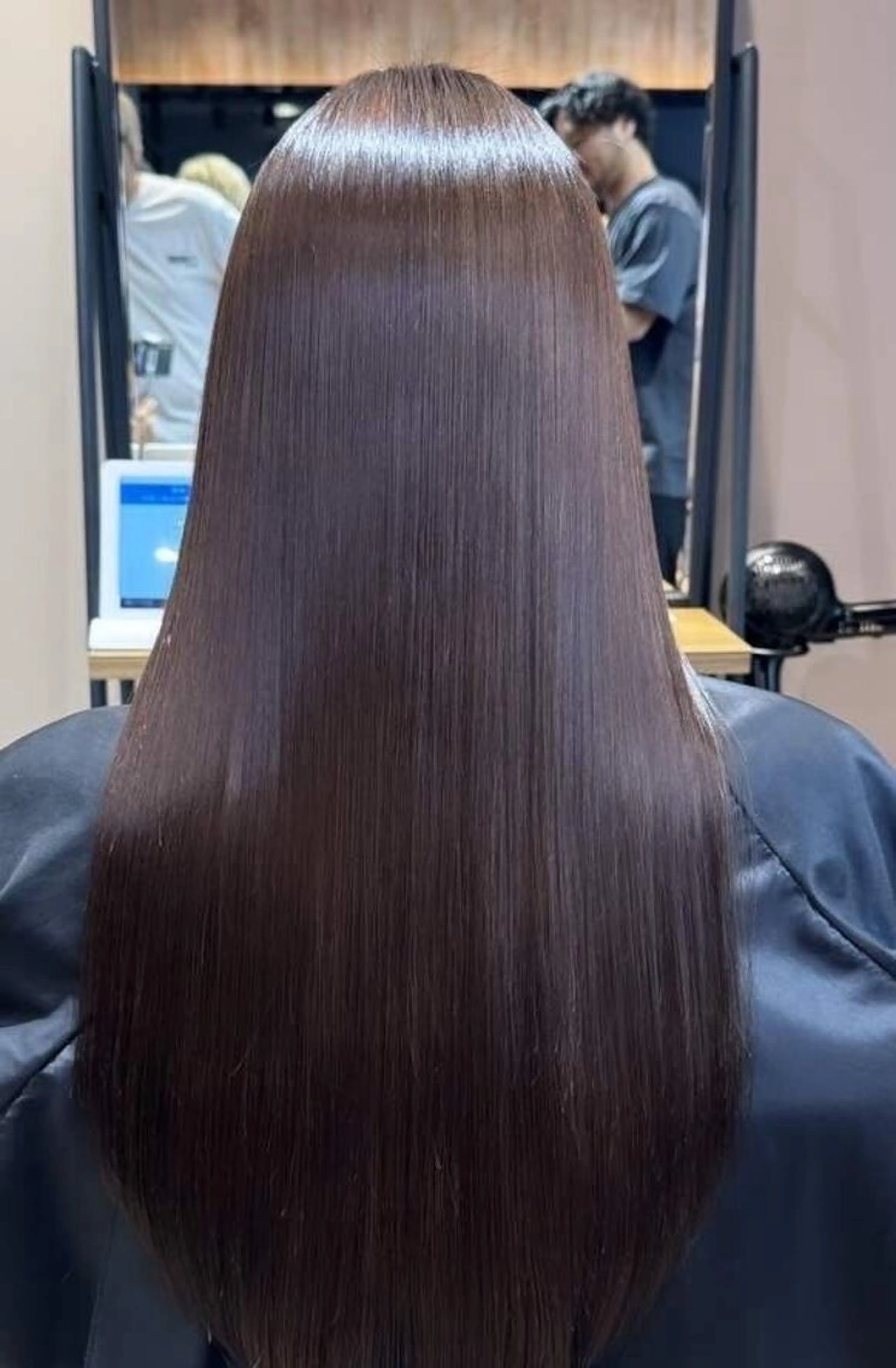 ロング 髪質改善 カット ヘアカラー トリートメント 韓国ヘア髪質改善✖️ パーソナルカラー吉岡のヘアスタイル