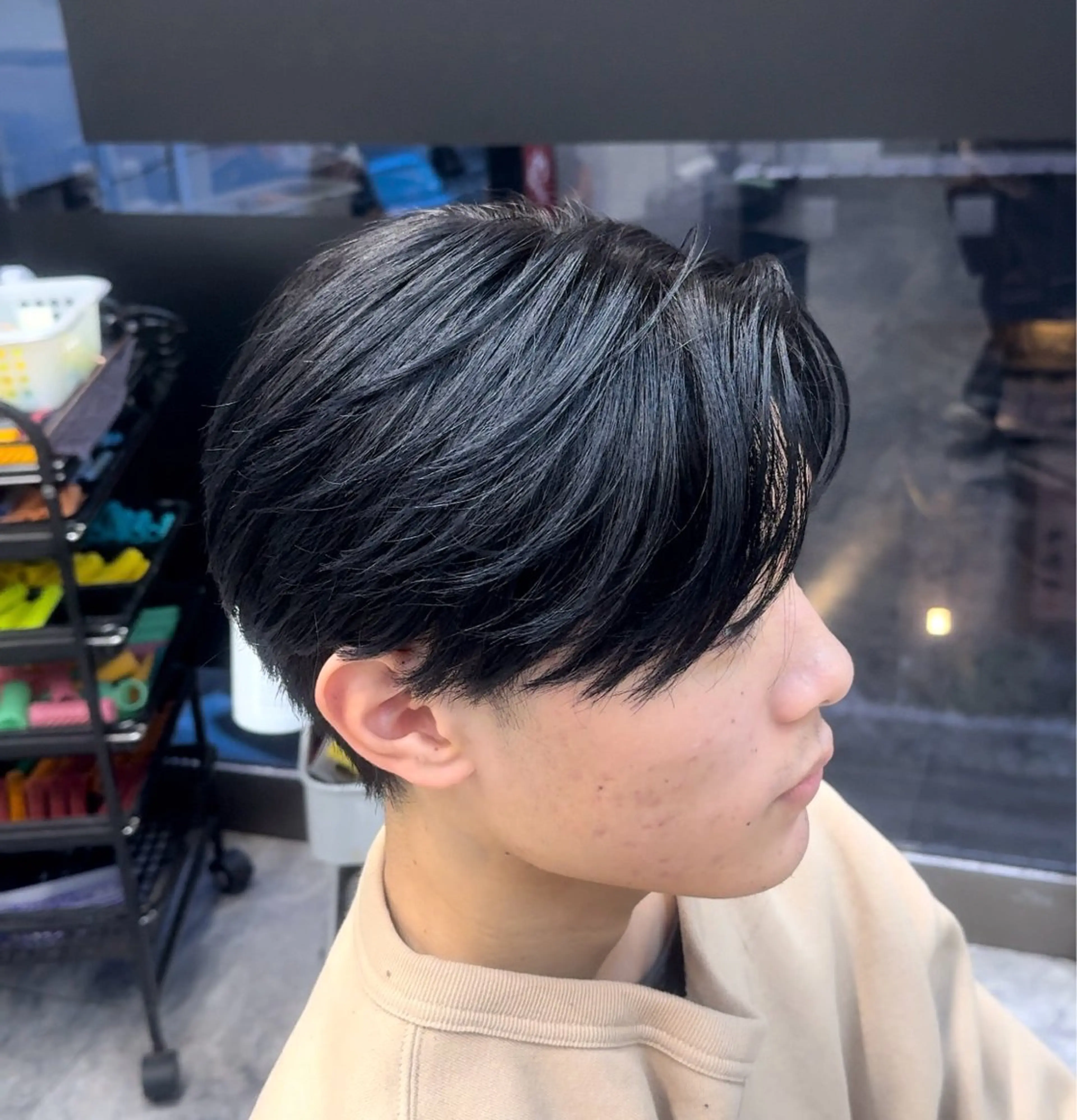 カット＋曲がる縮毛矯正 ￥11000の写真