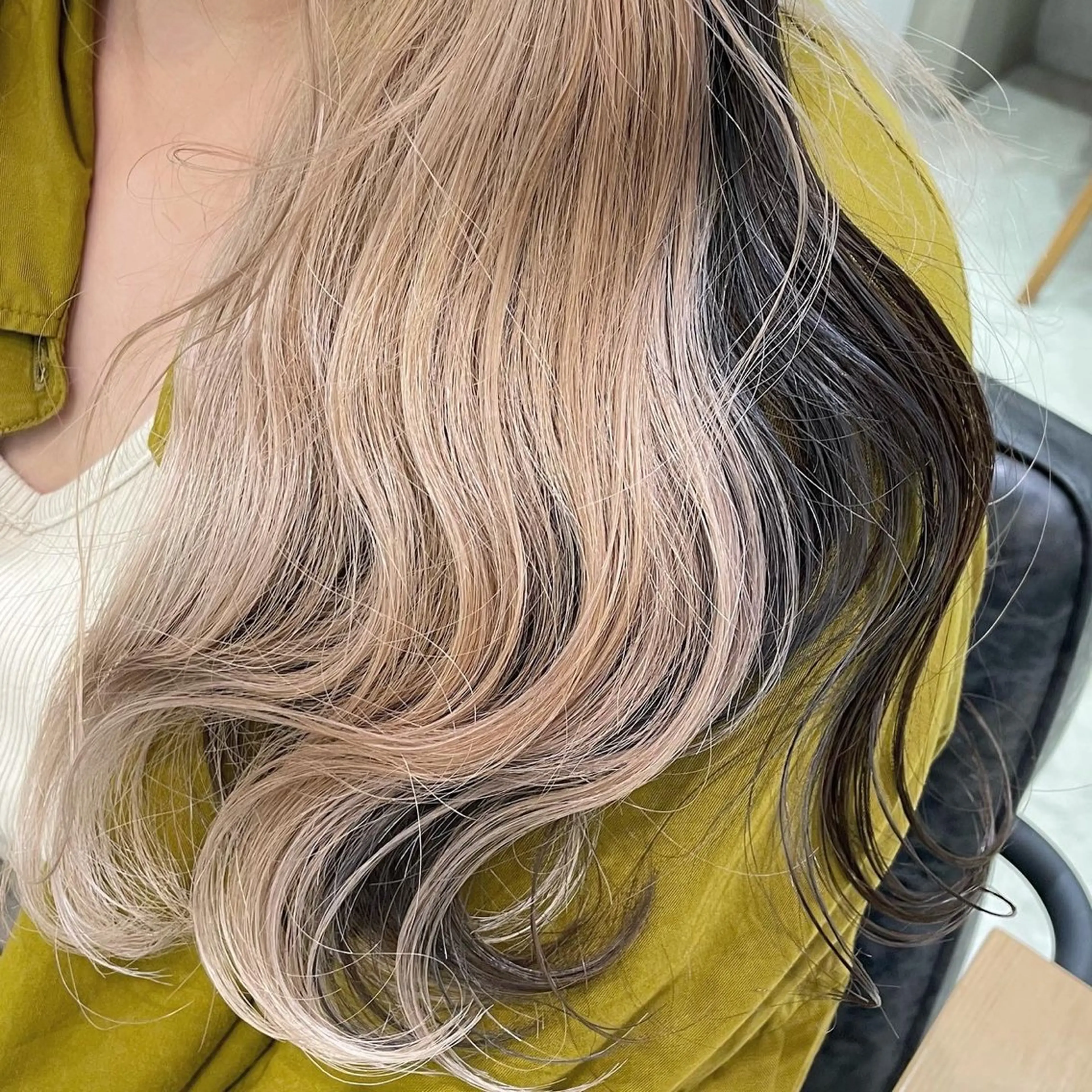 ロング カラー 髪質改善ストレート 🌈似合わせカットのヘアスタイル