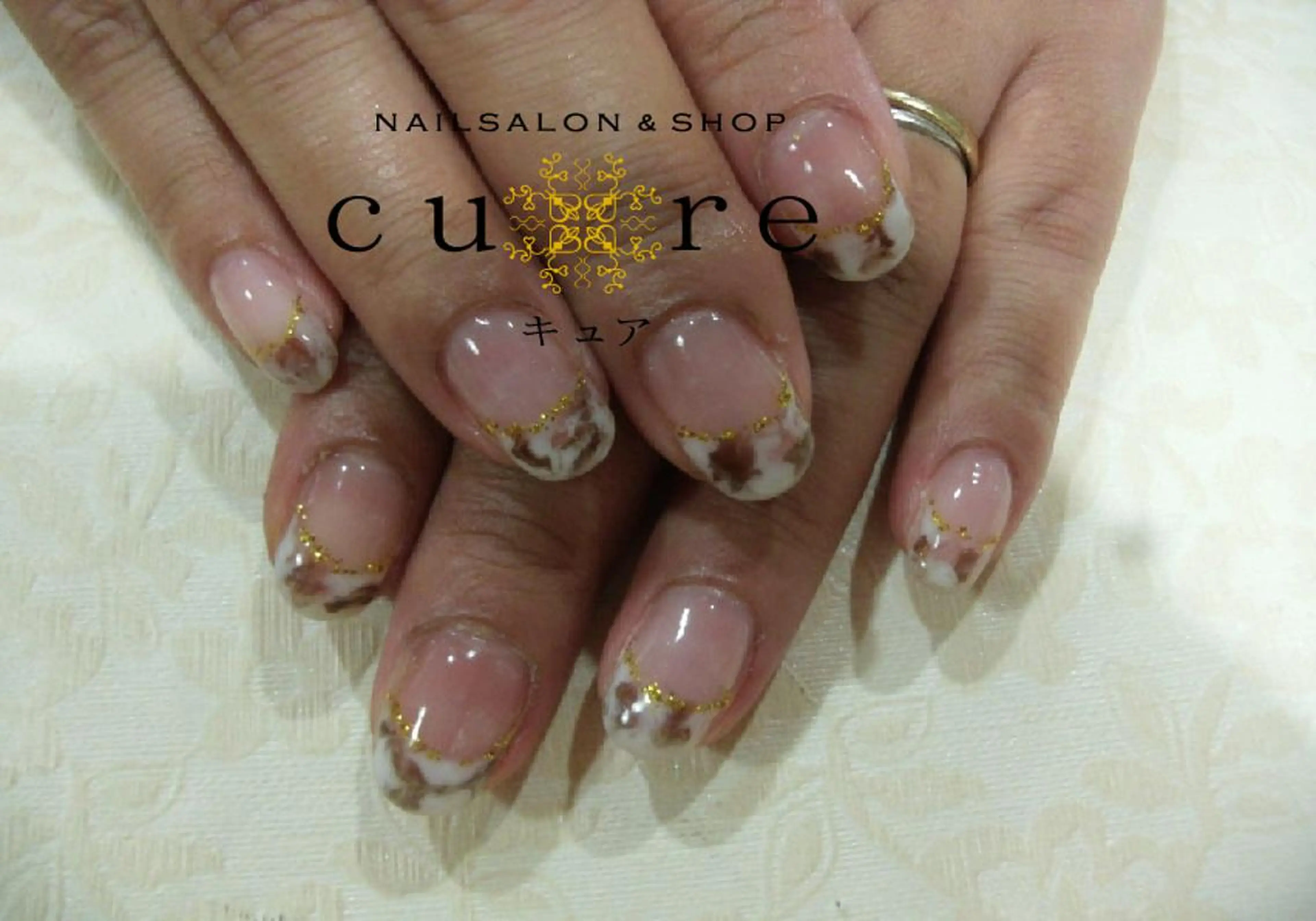 ミディアム ネイル ネイルサロン Cureのネイルデザイン