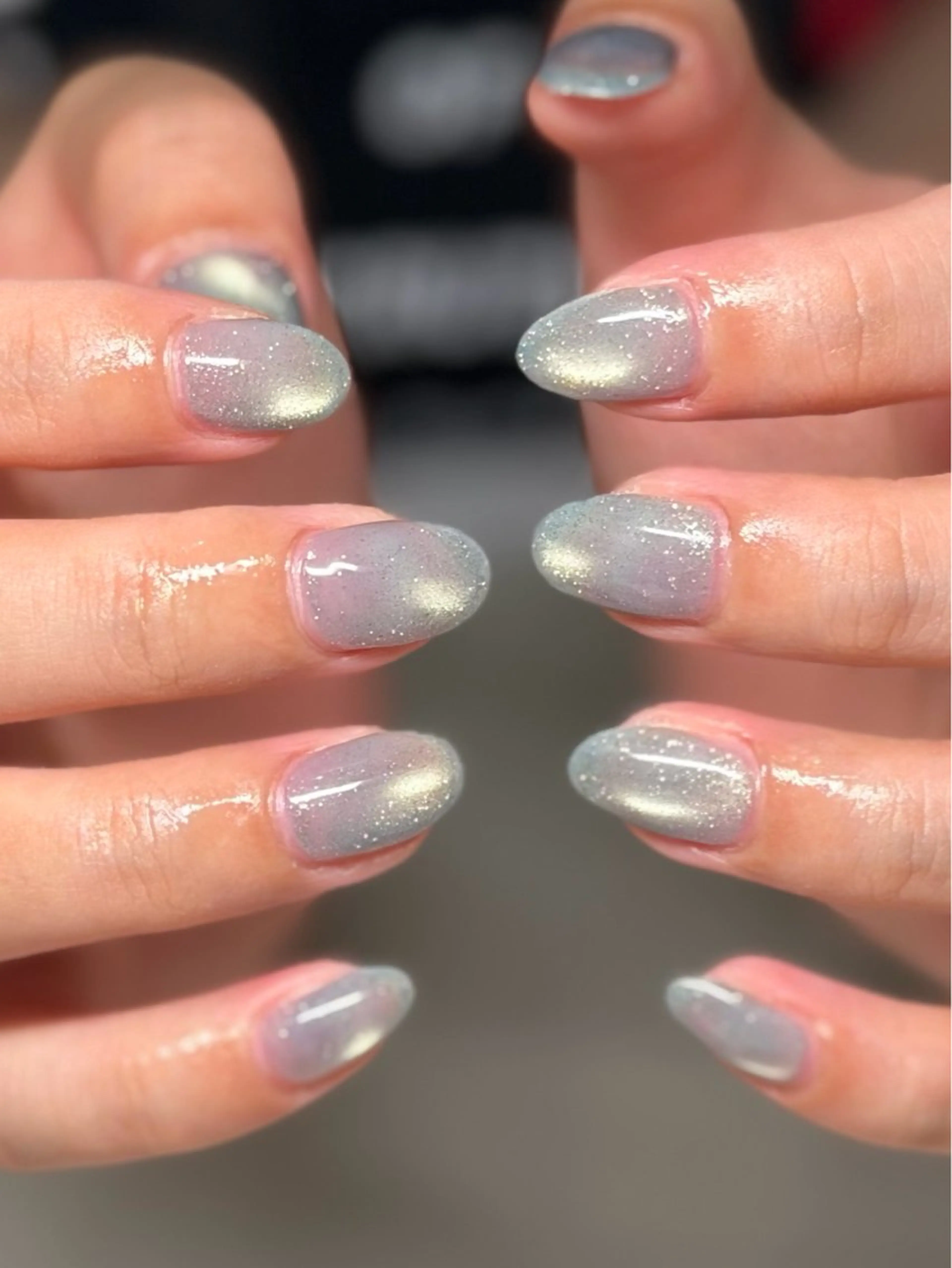 ネイル マグネットネイル ハンドネイル ハンドケア L+ Nail藍住店 mayuのネイルデザイン