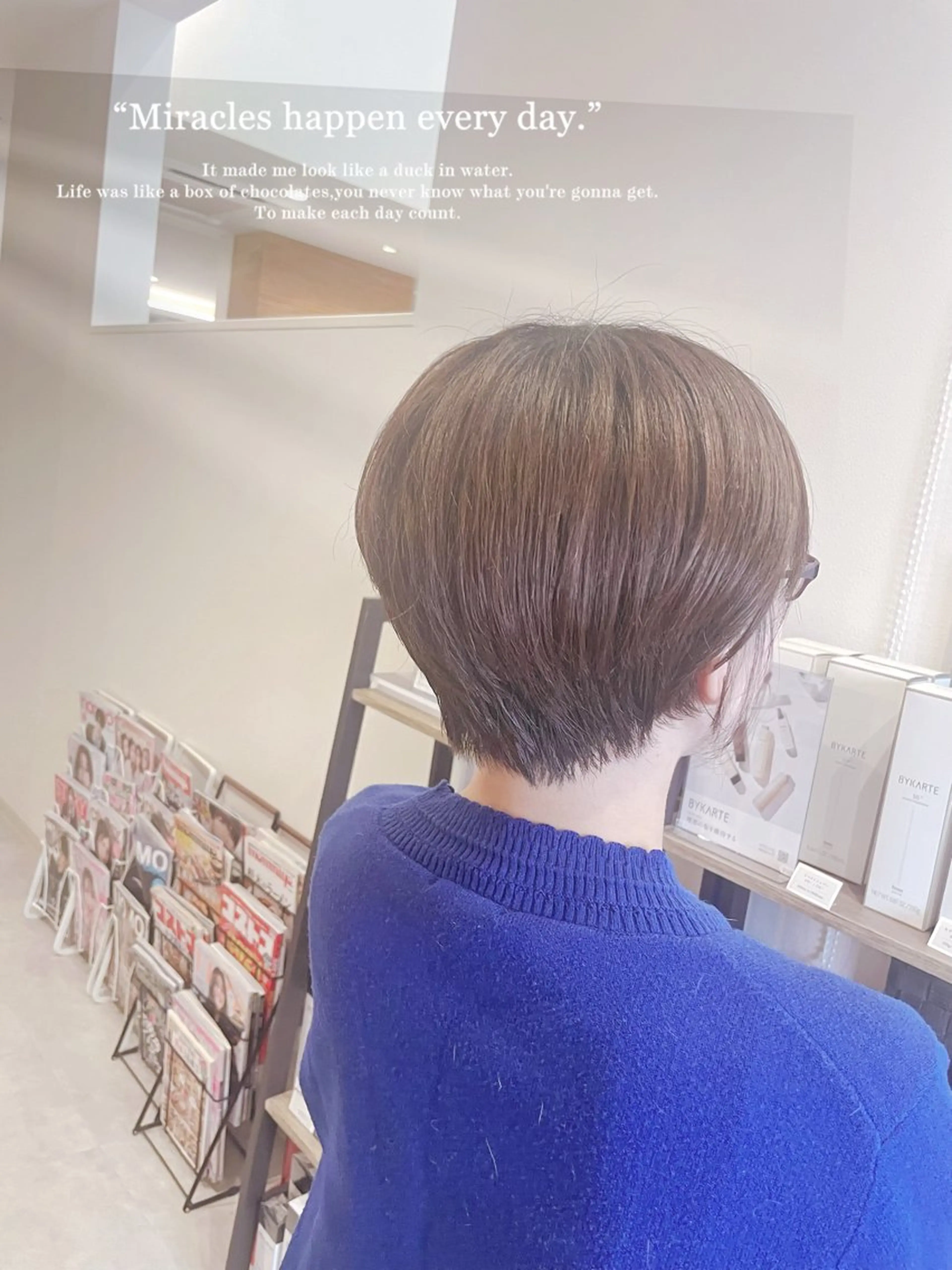 ショート 山越 美裕樹のヘアスタイル