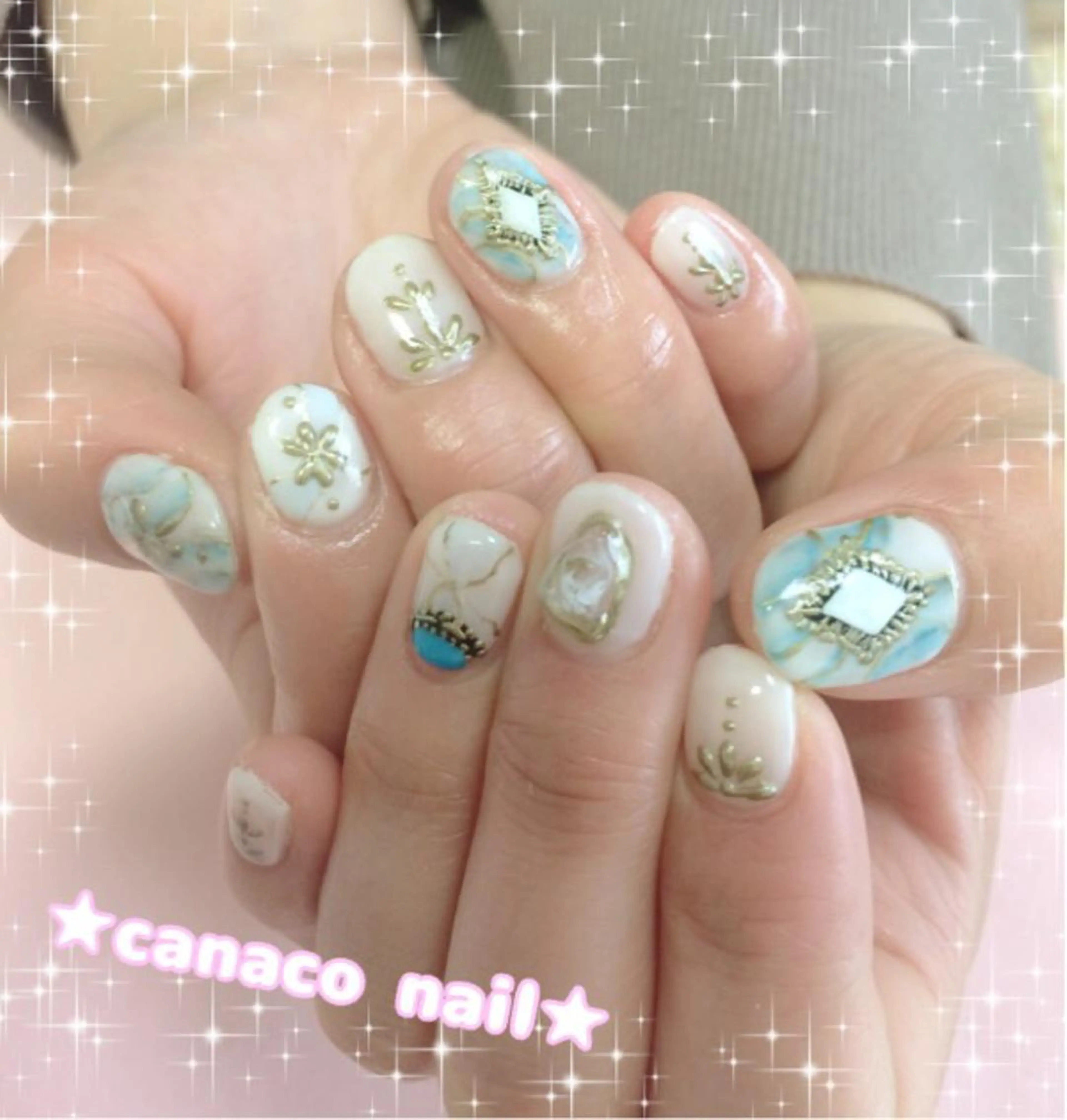 ネイル ハンドネイル ハンドケア ベテランネイル cnc  nailのネイルデザイン