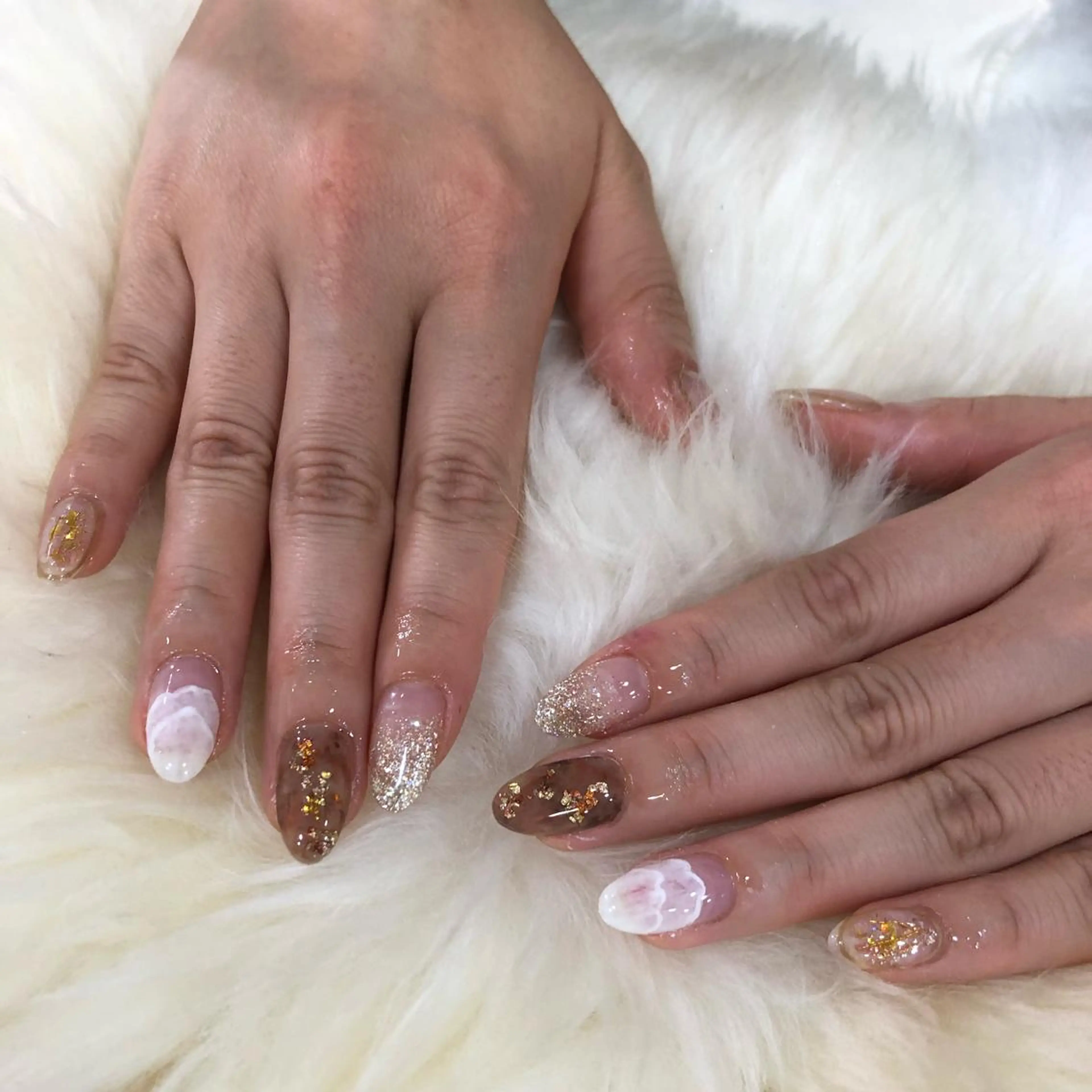ネイル キラキラネイル ëmma nail_ by chulaのネイルデザイン