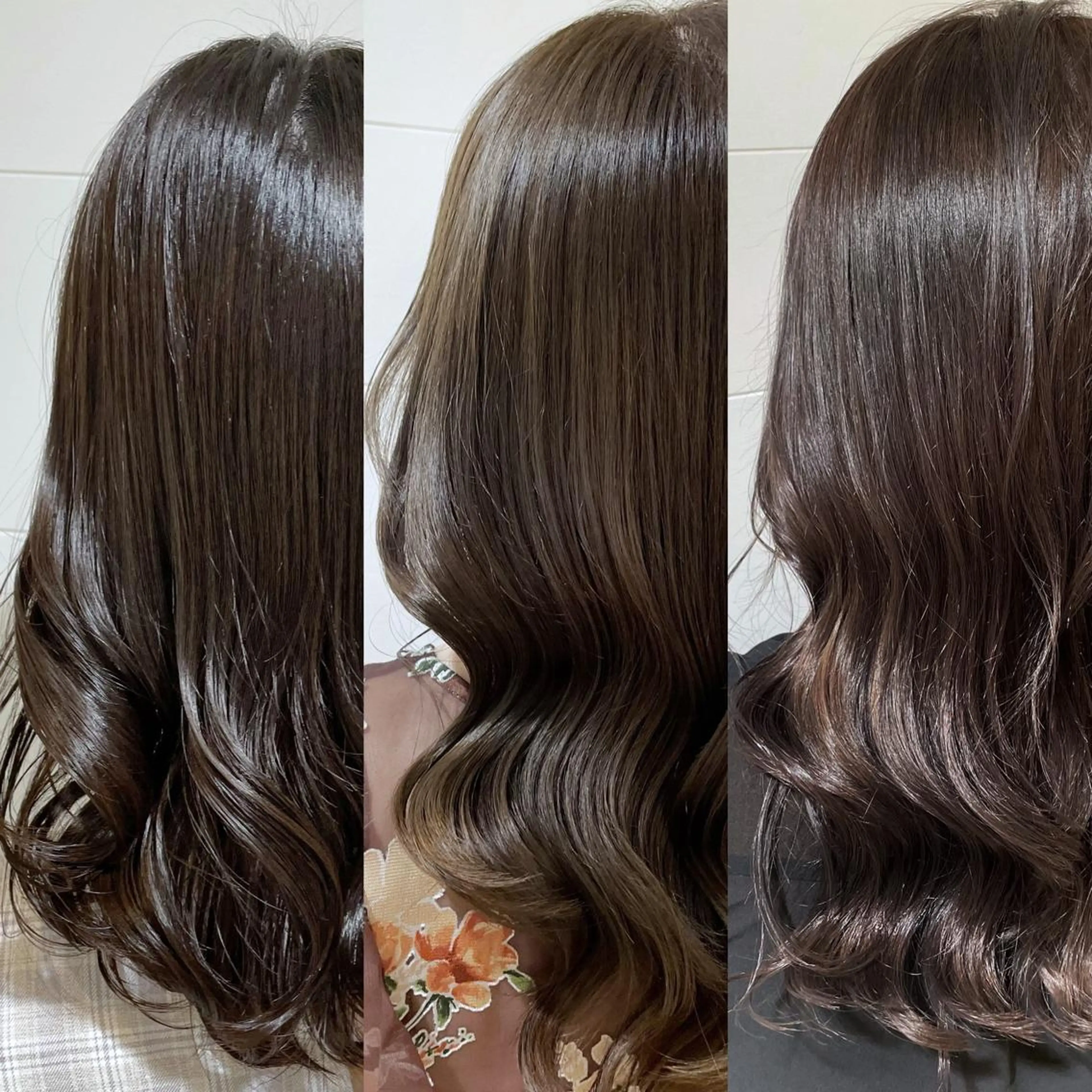 ロング カラー ヘアカラー トリートメント まつげ兼任しもさこ 🌟レイヤー得意のヘアスタイル