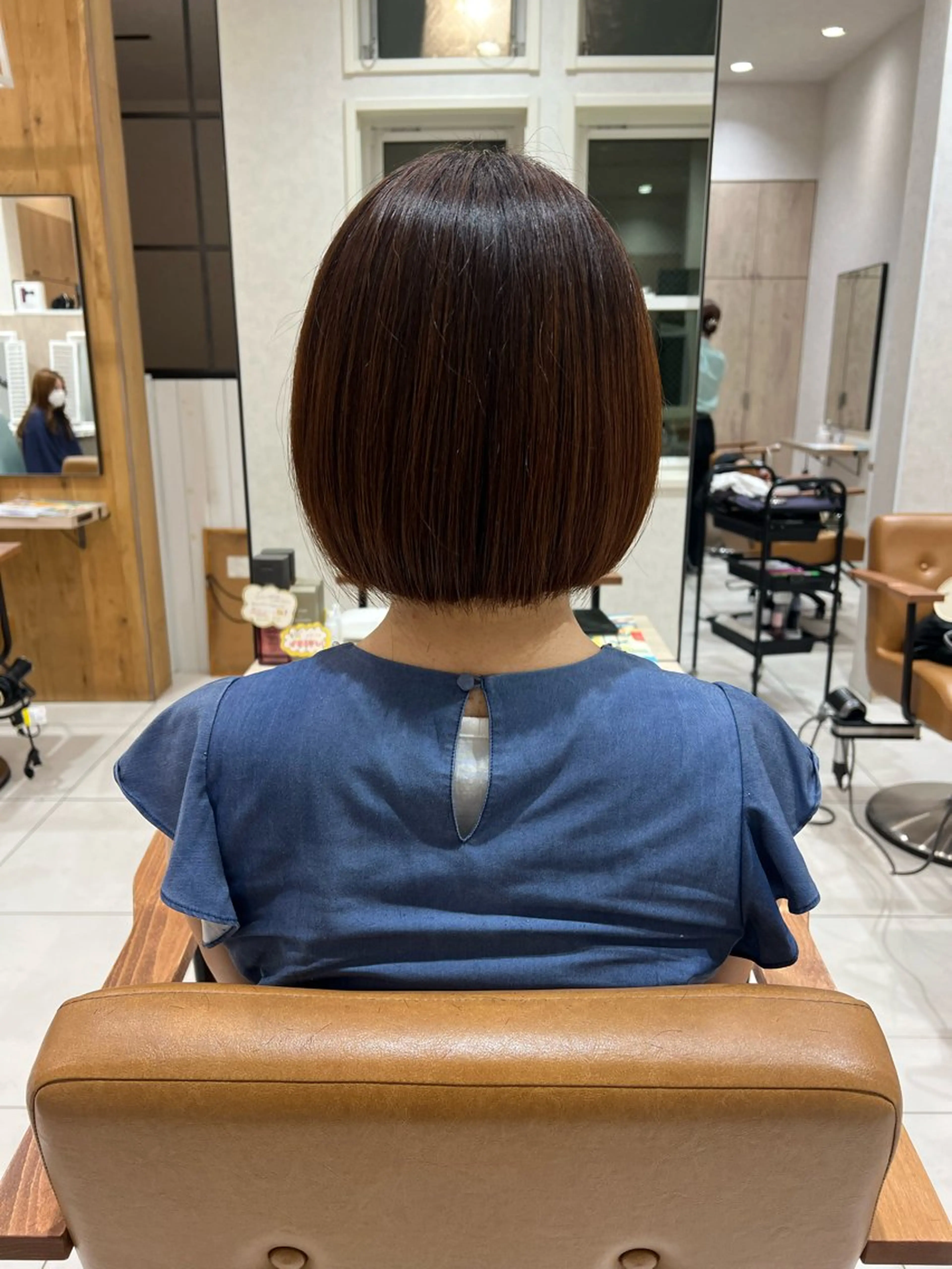 ショート ボブ メンズ特化フェザー パーマ🚗タケシのヘアスタイル