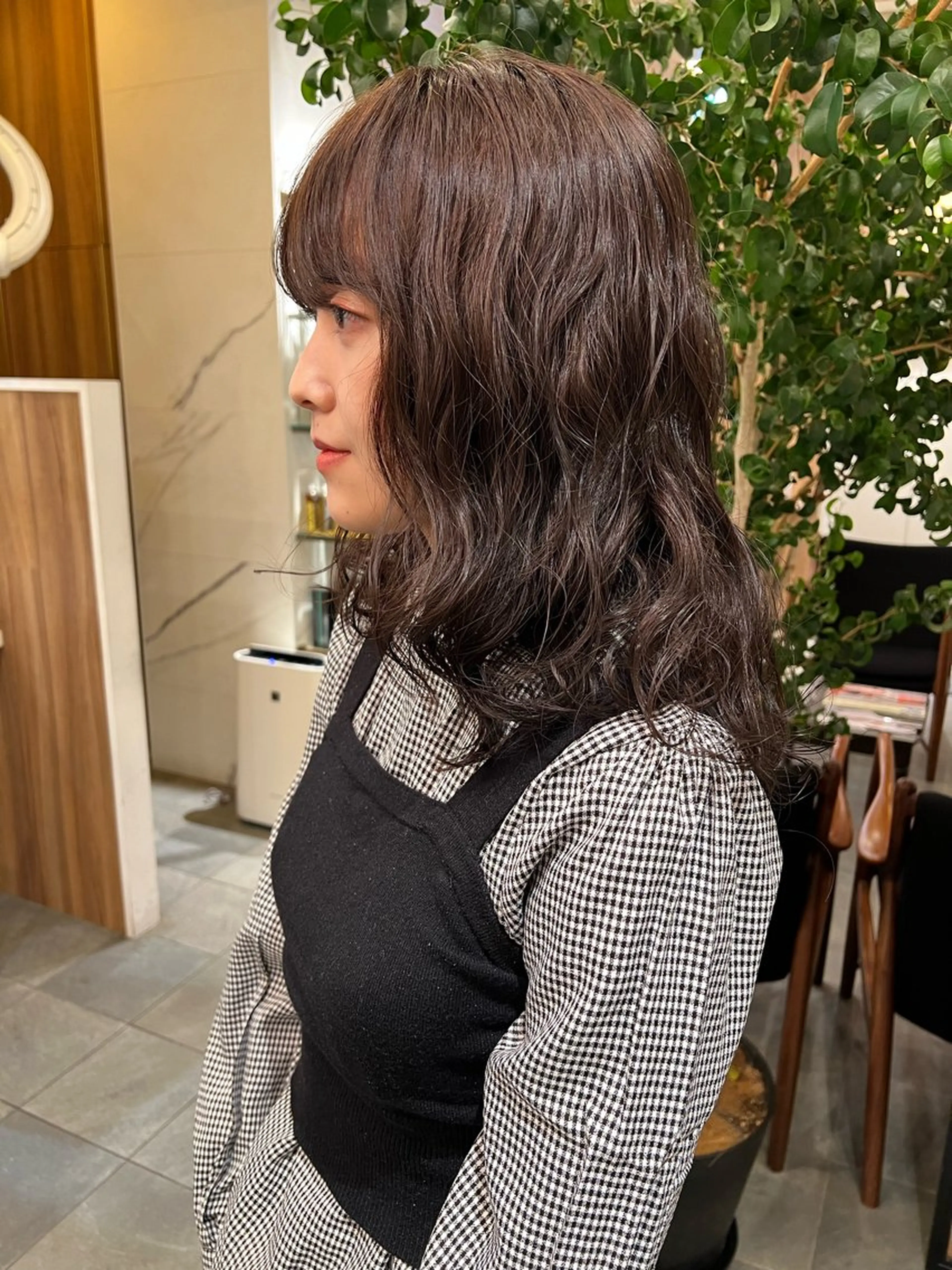 セミロング パーマ 穂乃香 BEAUTRIUMのヘアスタイル