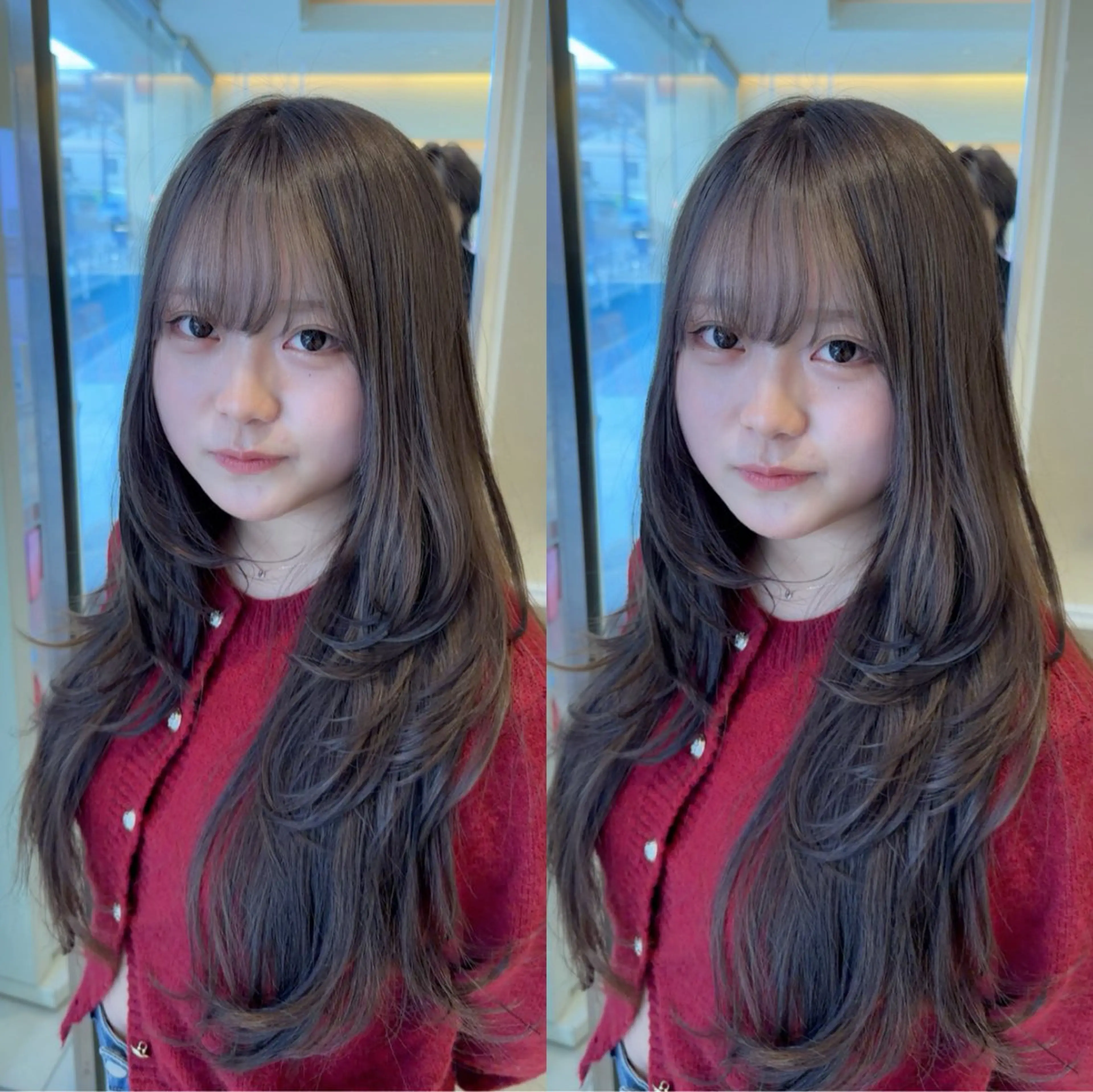 ロング カット 海希/ブリーチ透明カ ラー/レイヤーカットのヘアスタイル