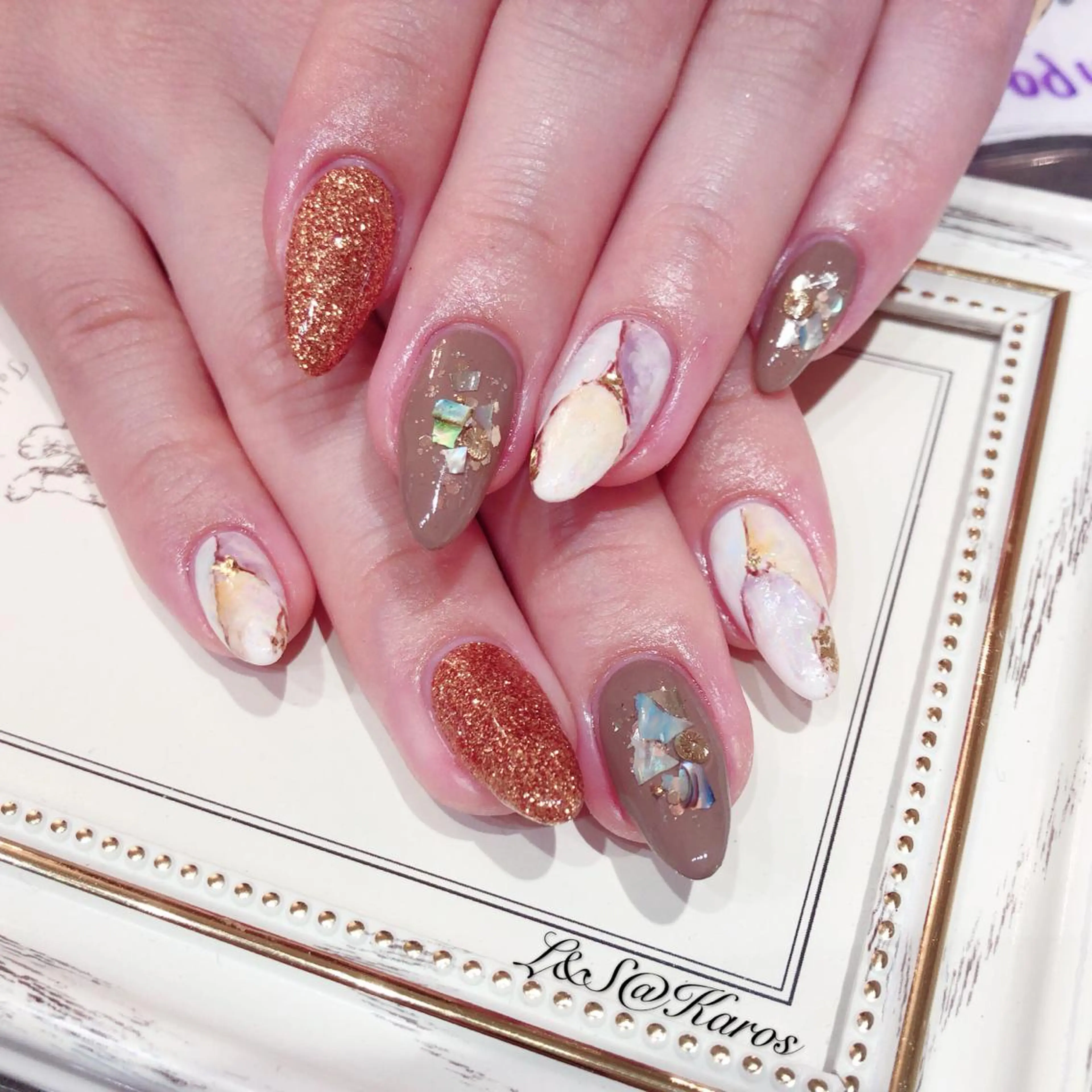 ネイル ハンドネイル L&S@ Karosのネイルデザイン