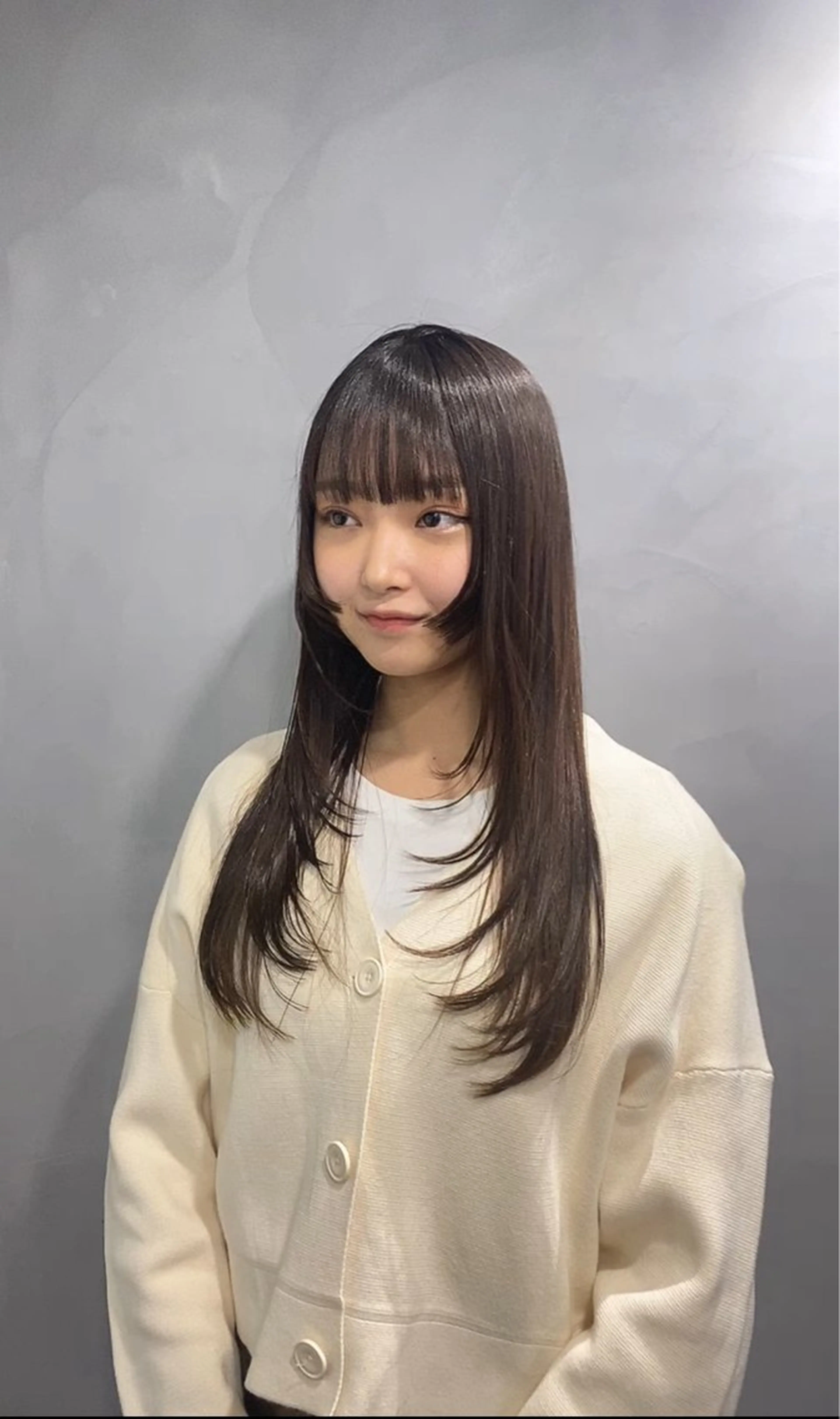 セミロング 髪質改善 レイヤーカット トリートメント カット トリートメント ekolu北梅田店所属・梅田中崎町髪質改善 /オキヒロト/エコルのヘアスタイル