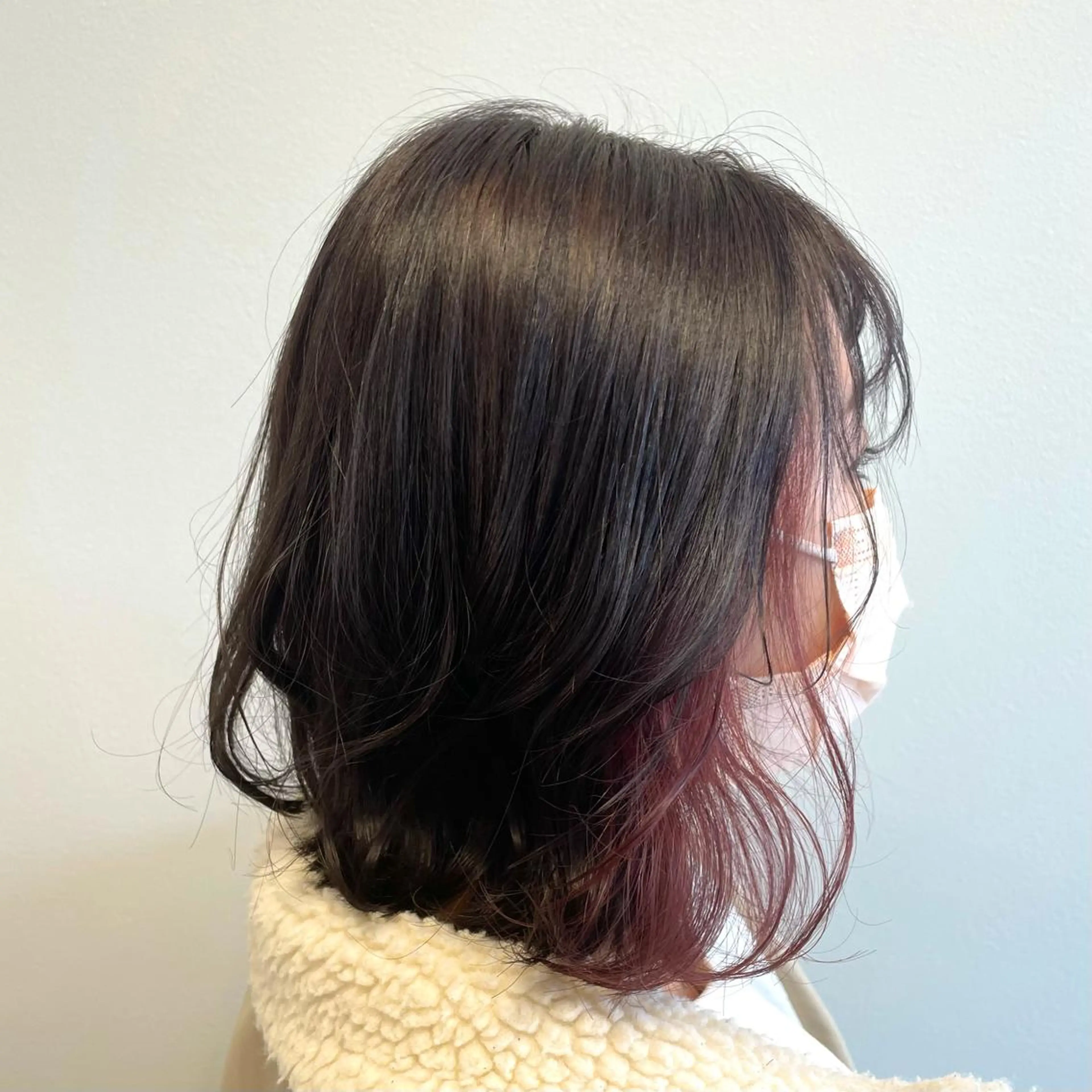 ショート カラー ヘアカラー 心斎橋/ブリーチなし 髪質改善/レイヤーのヘアスタイル