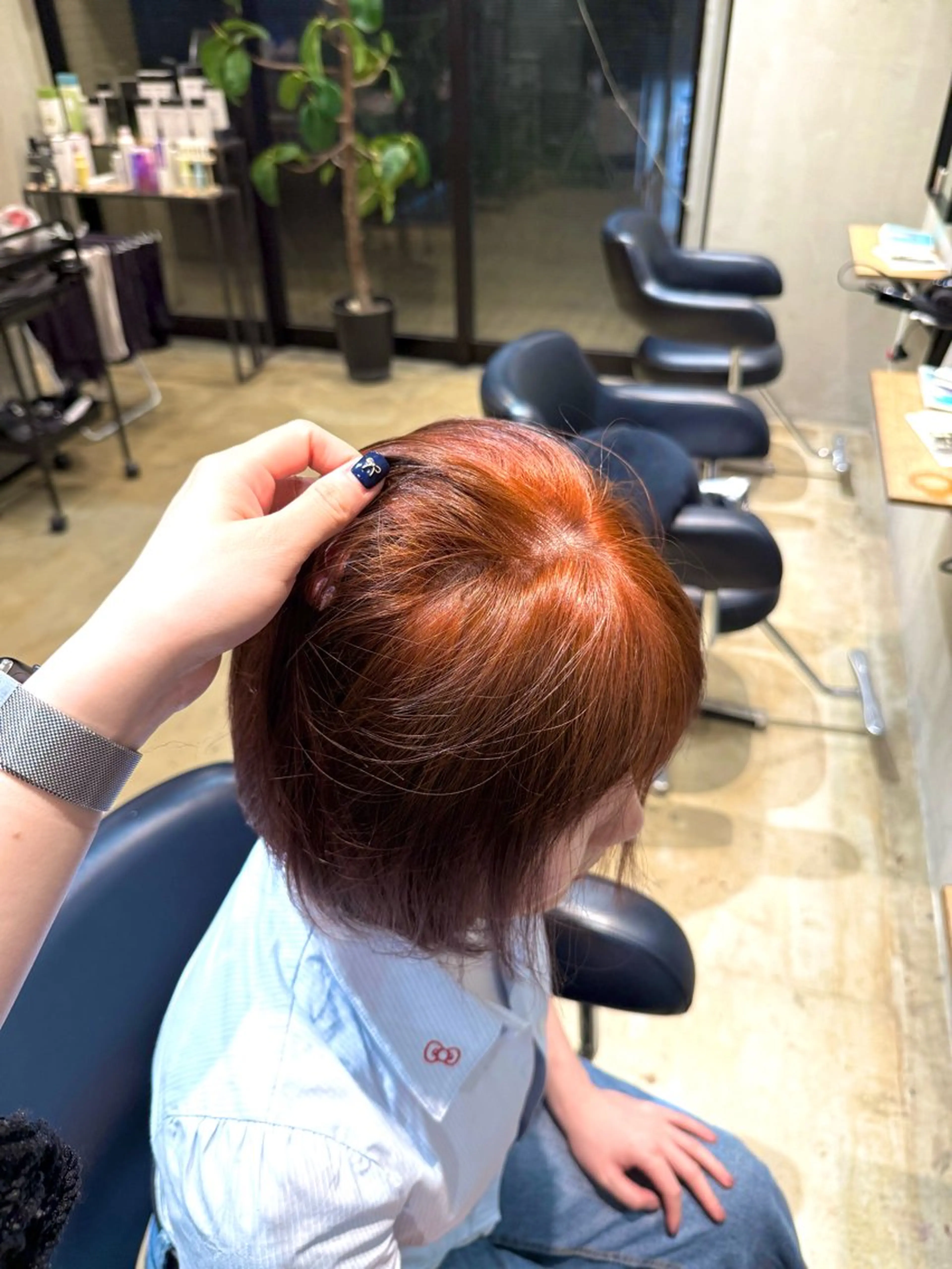 ショート カラー ヘアカラー トリートメント 博多韓国ヘア /髪質改善【美涼】のヘアスタイル