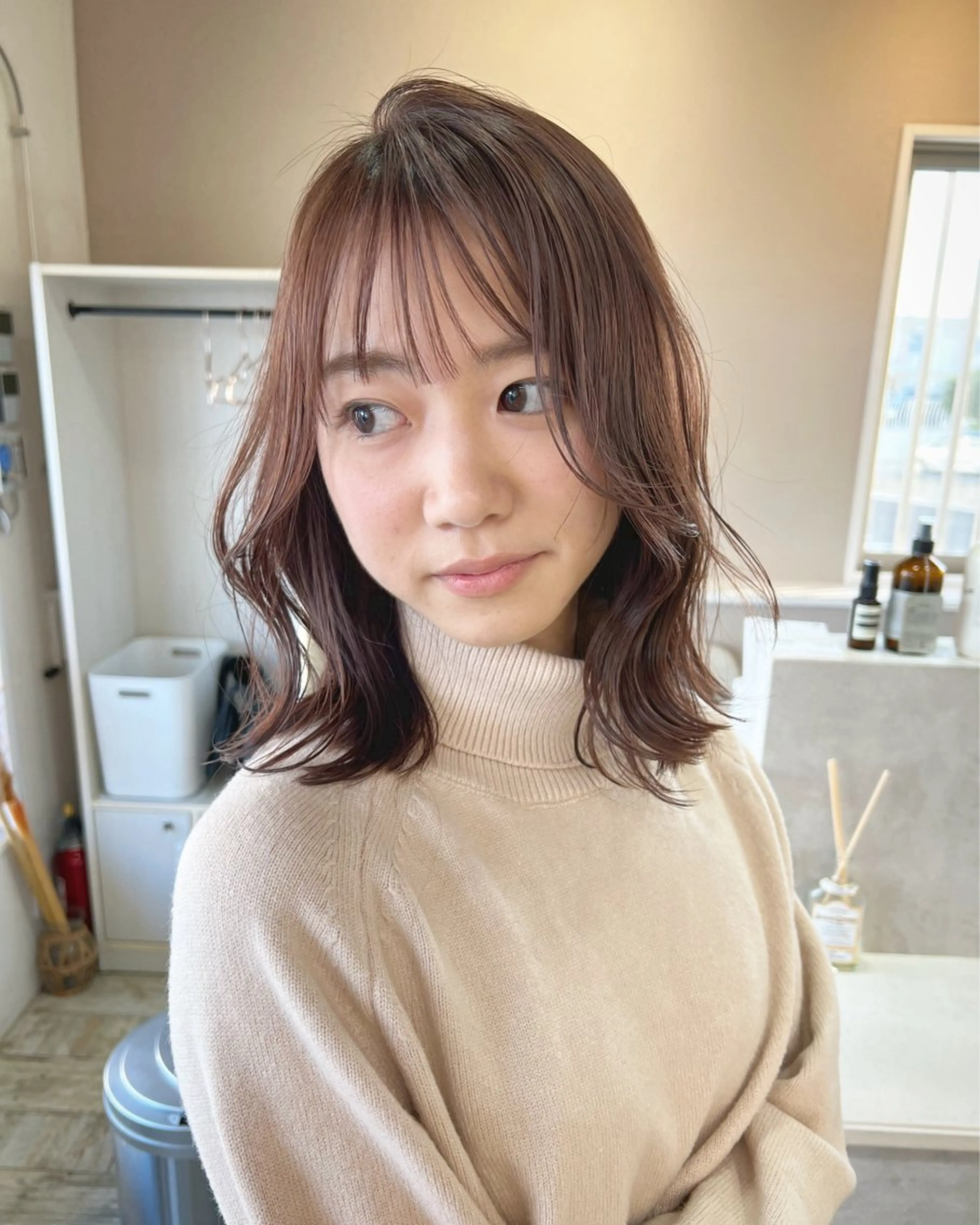 ショート カラー 透明感カラー ラベンダーカラー テトネ タカシのヘアスタイル