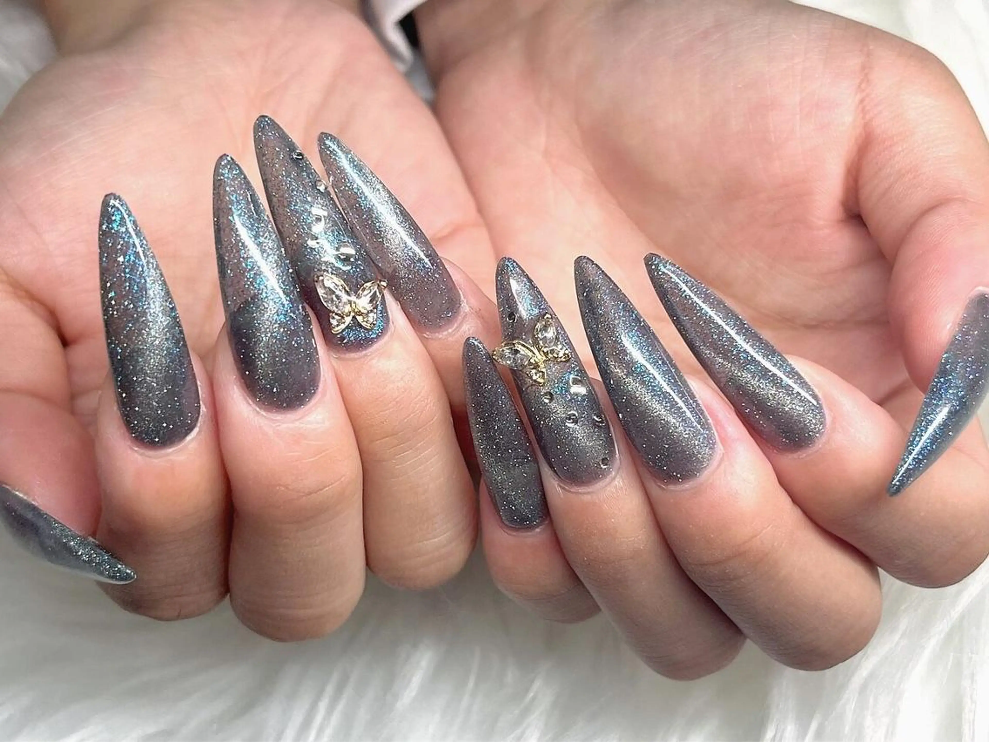 ハンド💅アプレ長さだし10本＋ワンカラー🩷長さがあっても折れにくい✨の写真