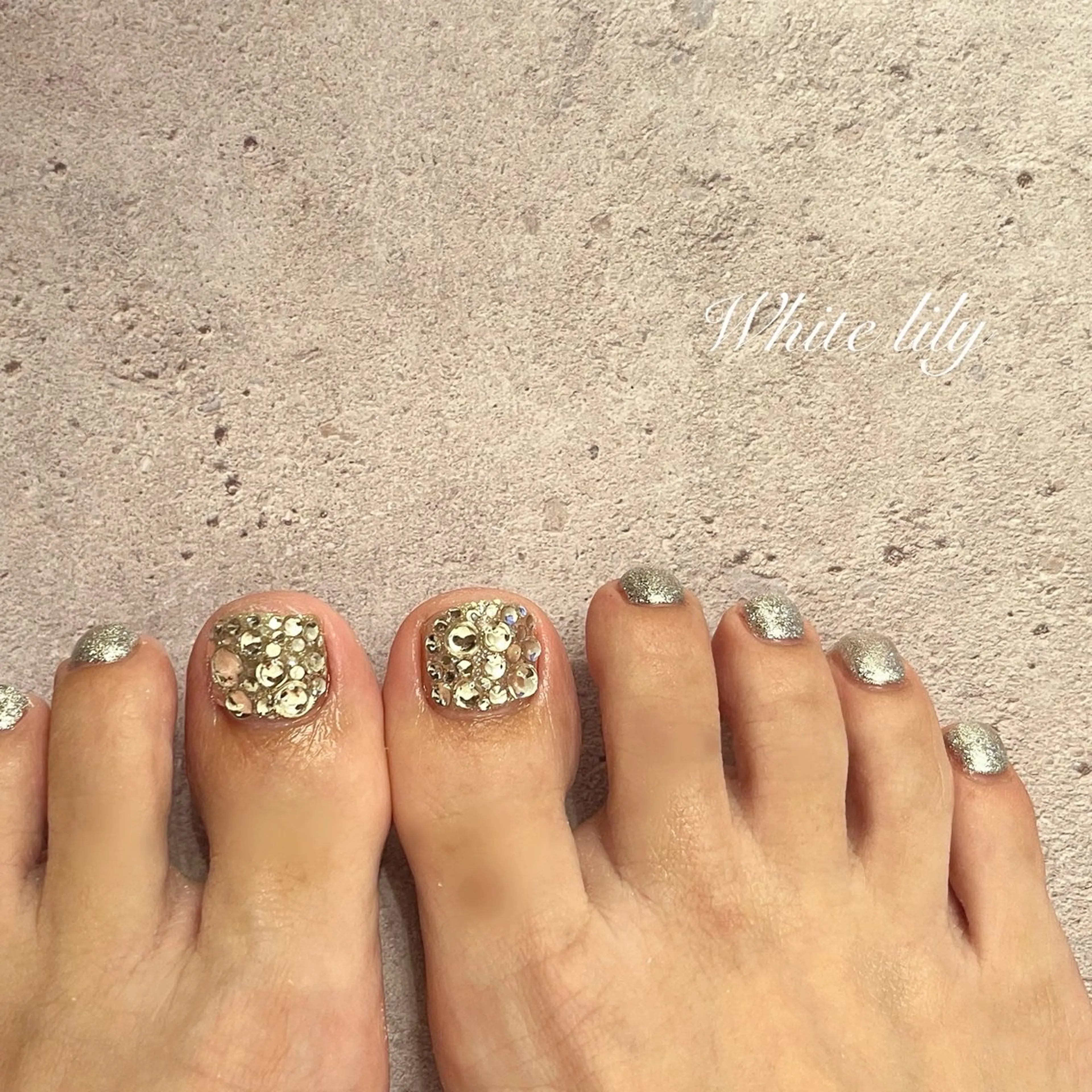 ネイル フットネイル 牧田 雅世のネイルデザイン