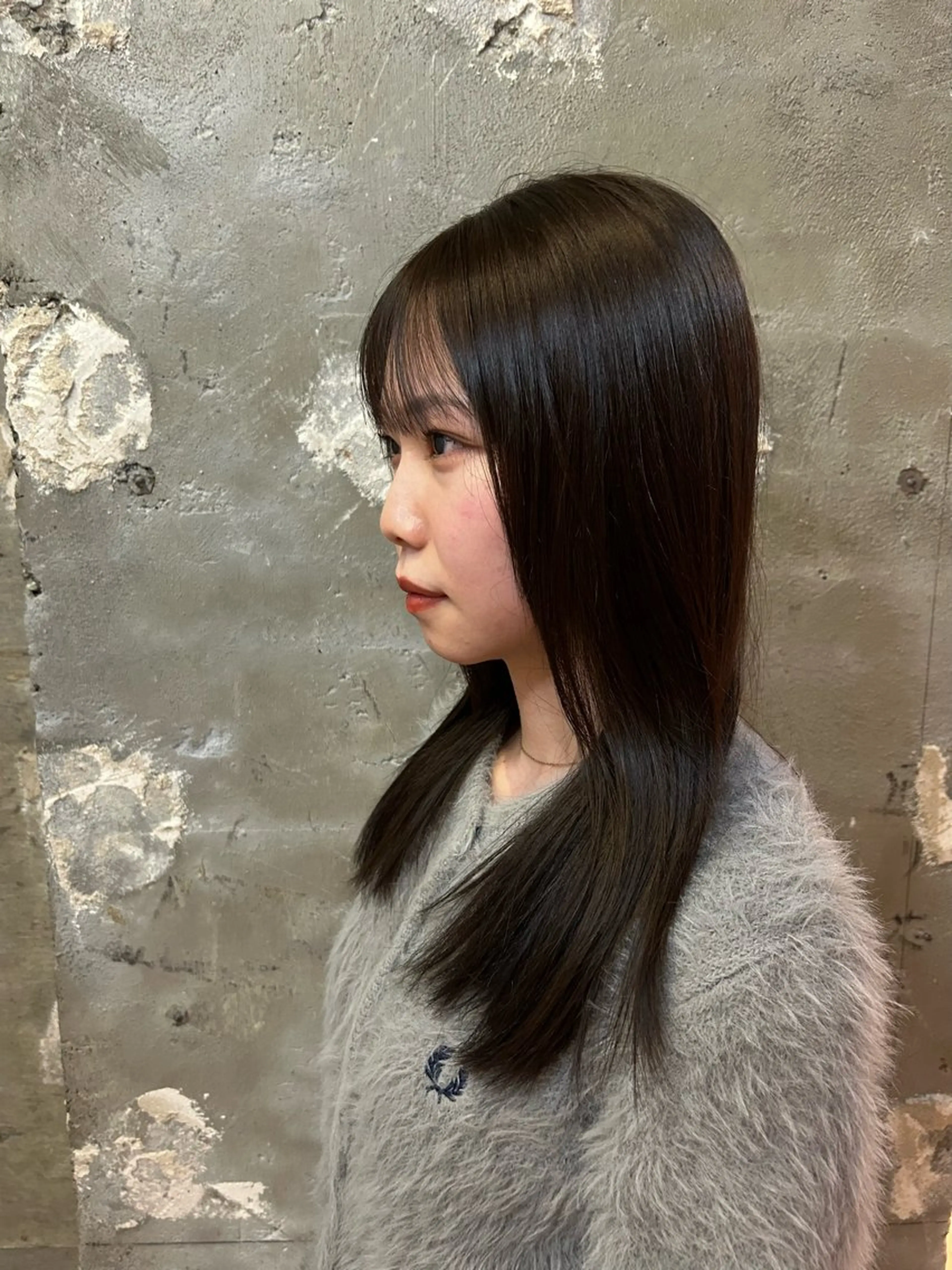 セミロング カラー 成田 渉太郎のヘアスタイル