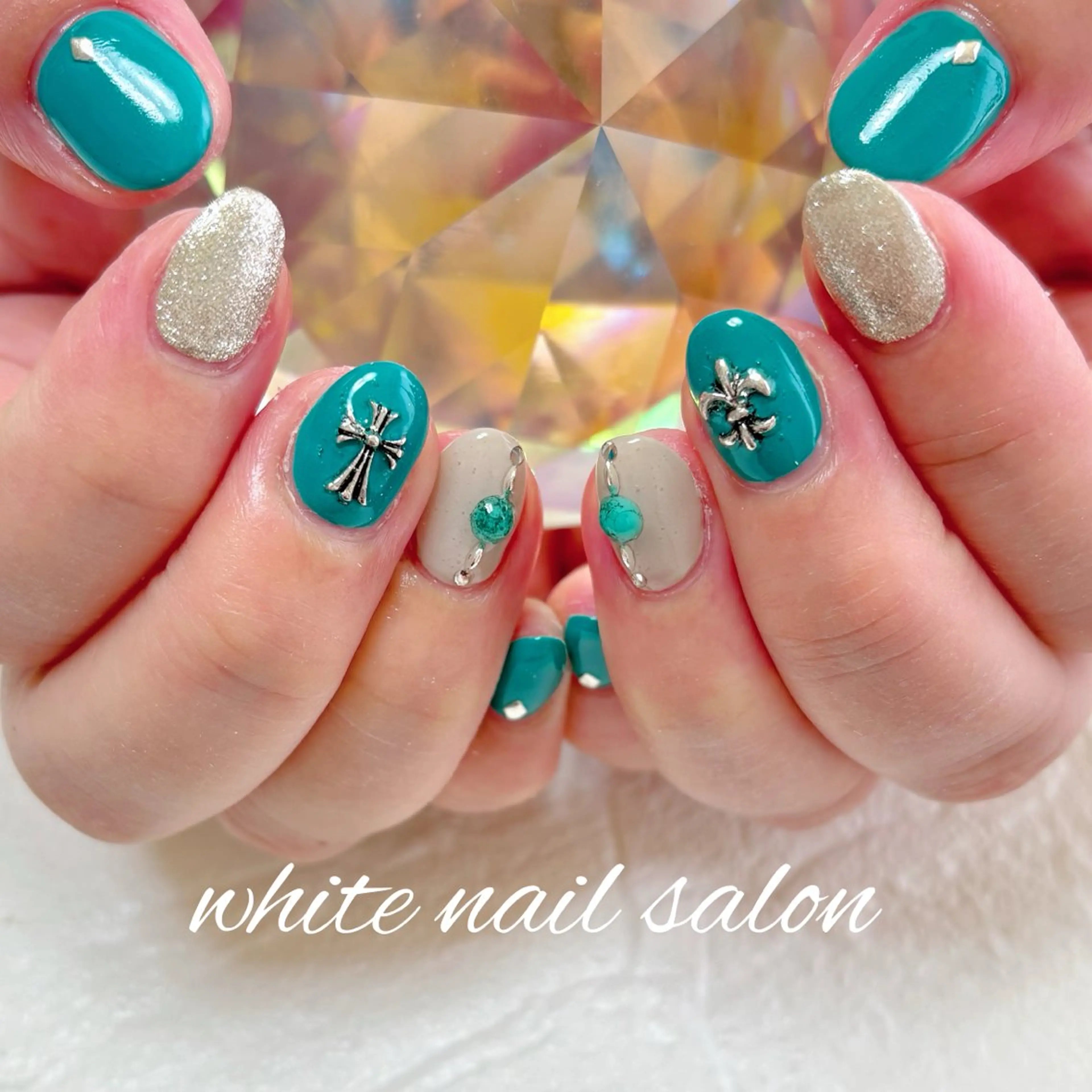 ネイル フットネイル ハンドネイル white nail salonのネイルデザイン