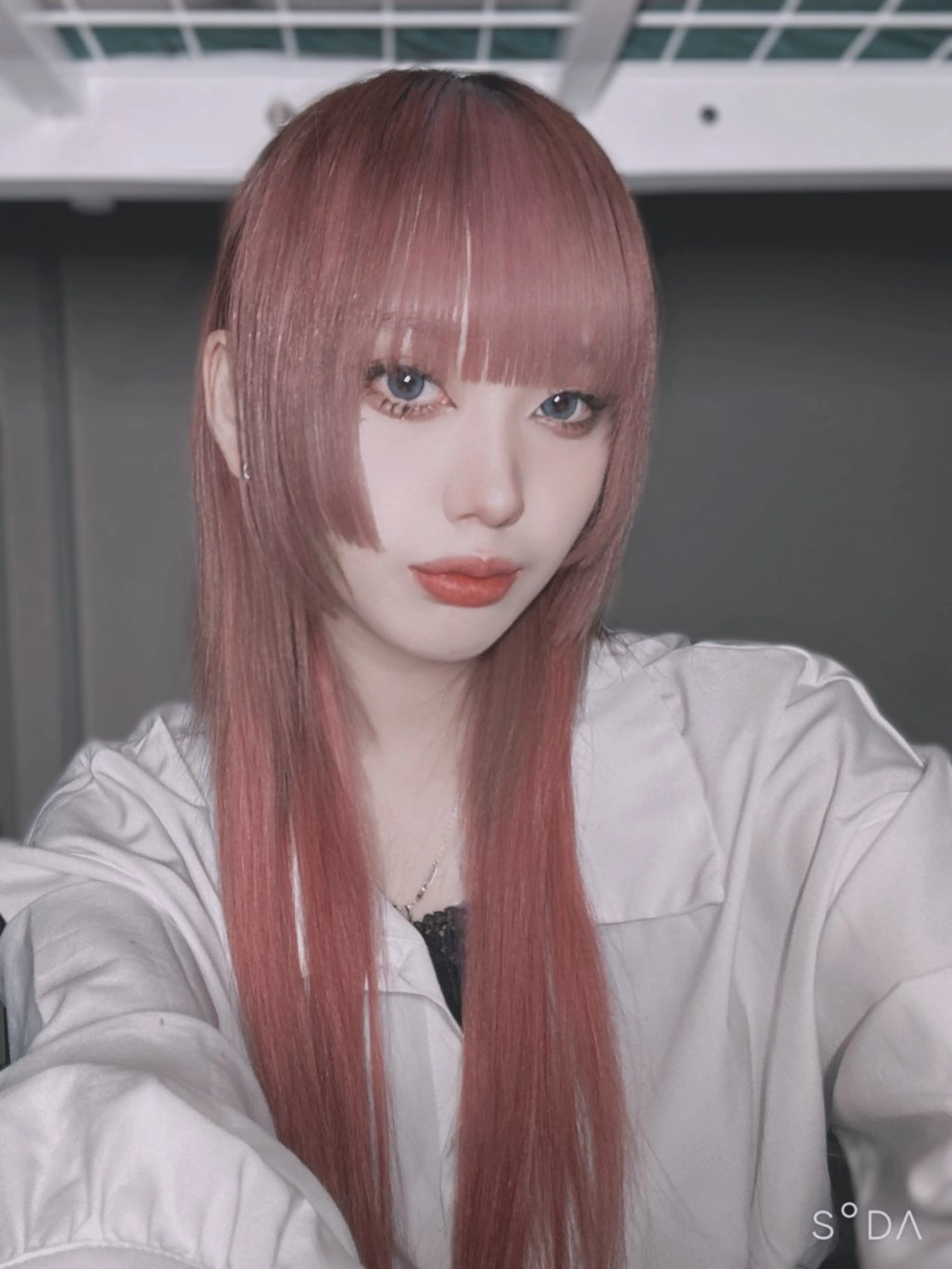 ロング カラー エクステ ウルフカット ヘアカラー エクステ 🥣ミコト/レイヤー 韓国ハイトーン🥣のヘアスタイル