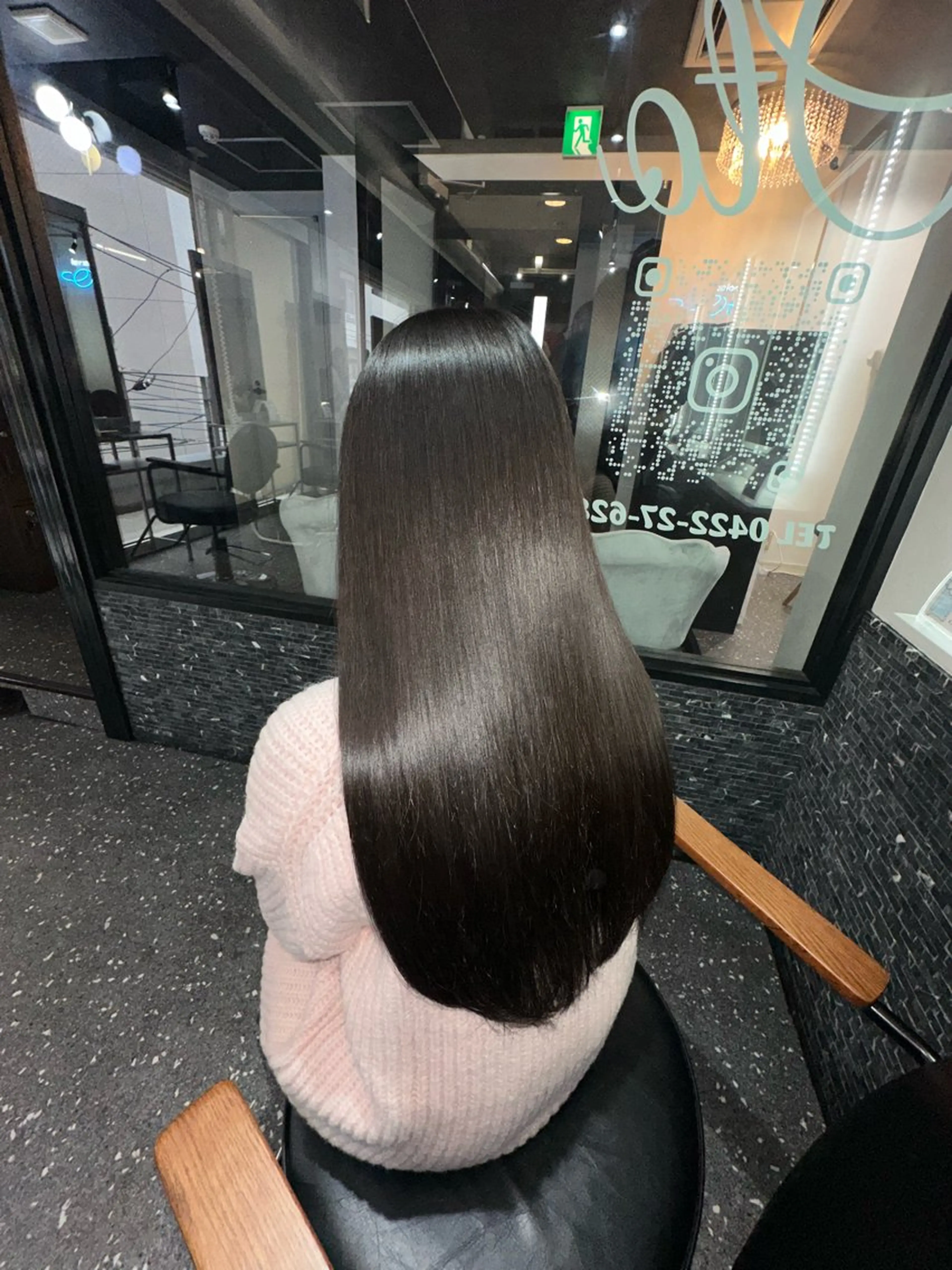 ロング カラー パーマ カット ヘアカラー 縮毛矯正 トリートメント 髪質改善⭐️縮毛矯正 中野⭐️Rinaのヘアスタイル