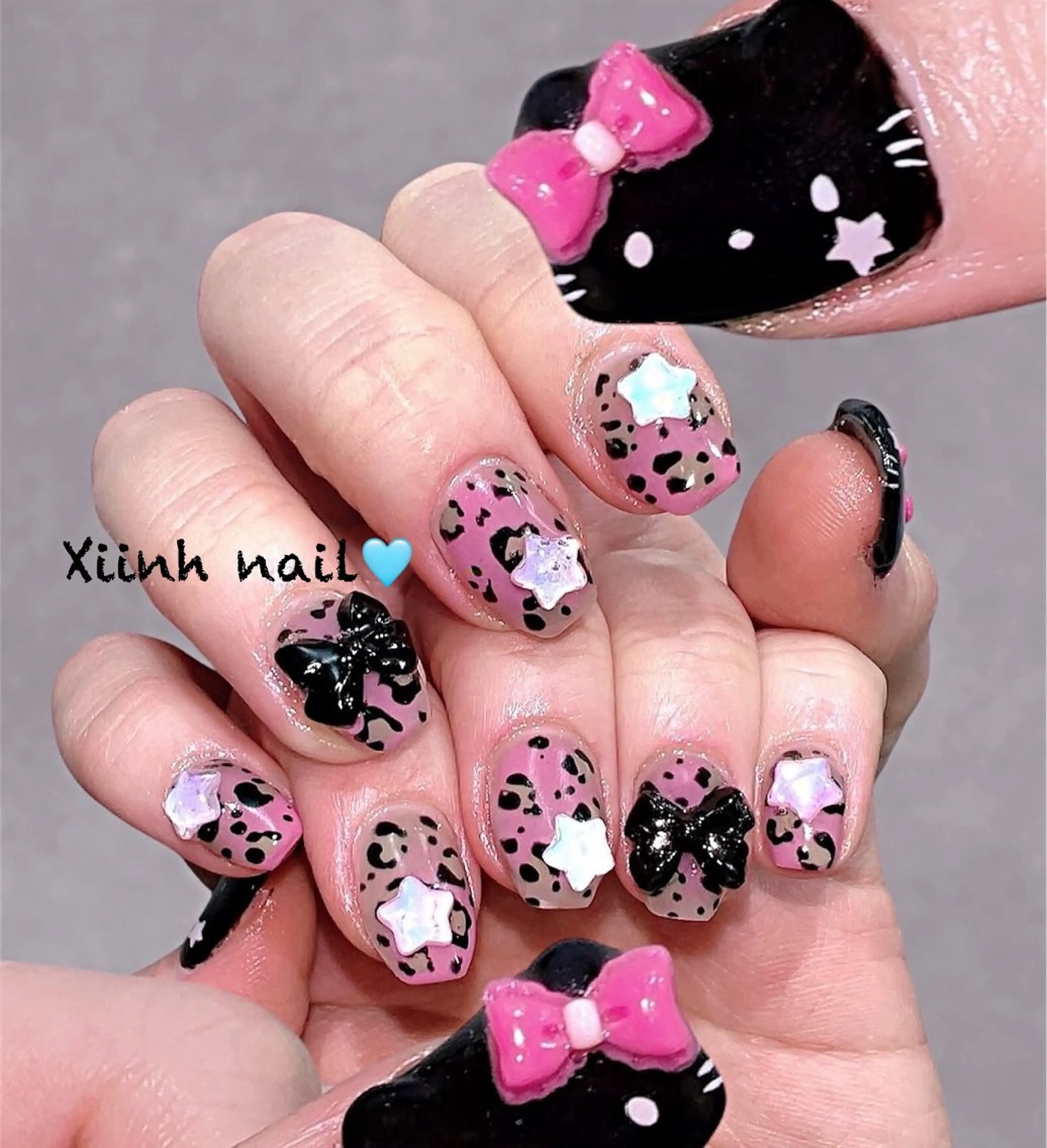 ネイル チークネイル 桜ネイル フットネイル ジェルネイル ハロウィン XIINH NAIL SALONのネイルデザイン