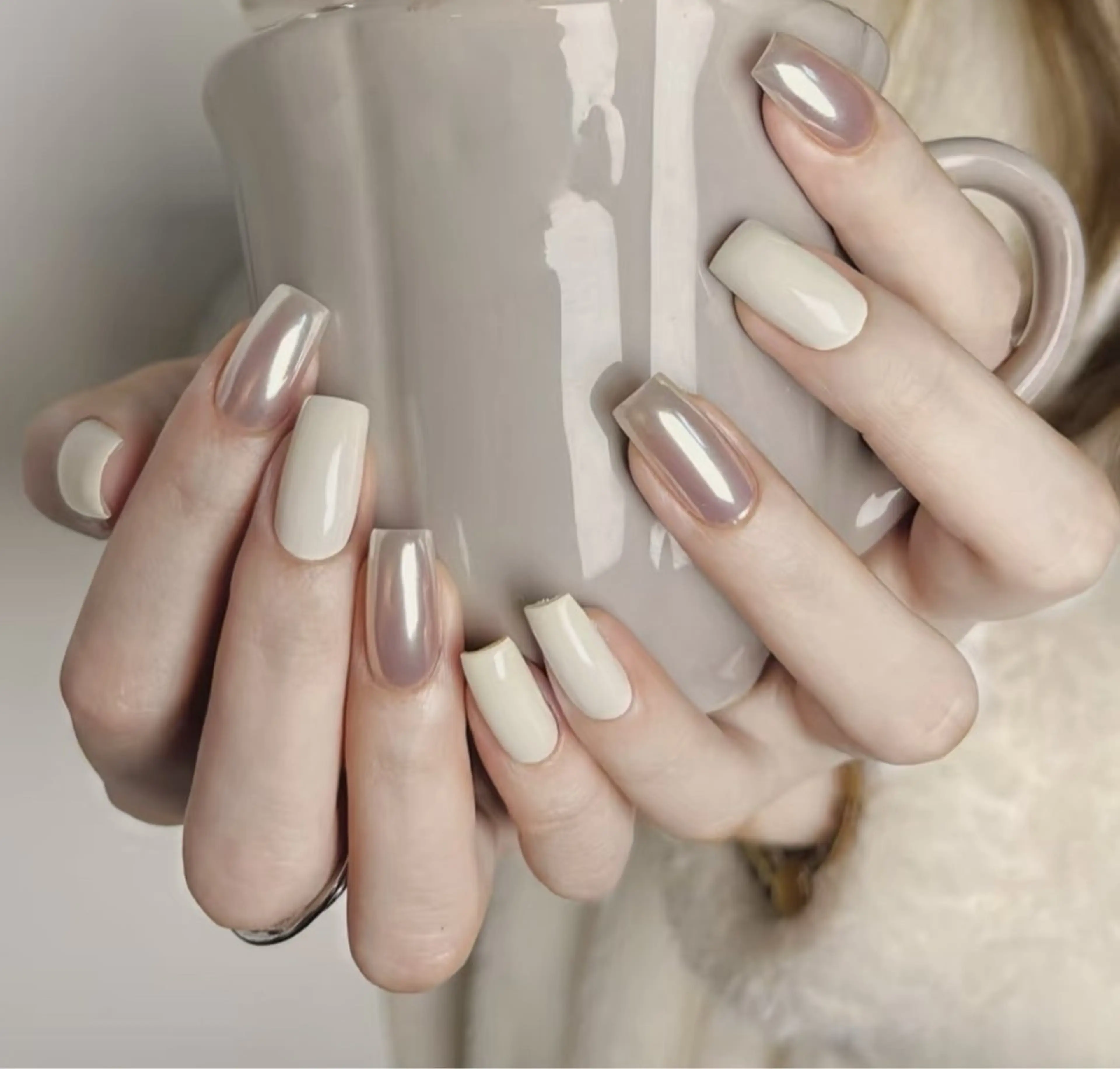 セミロング ハンドネイル ハンドケア 宮崎 もものネイルデザイン