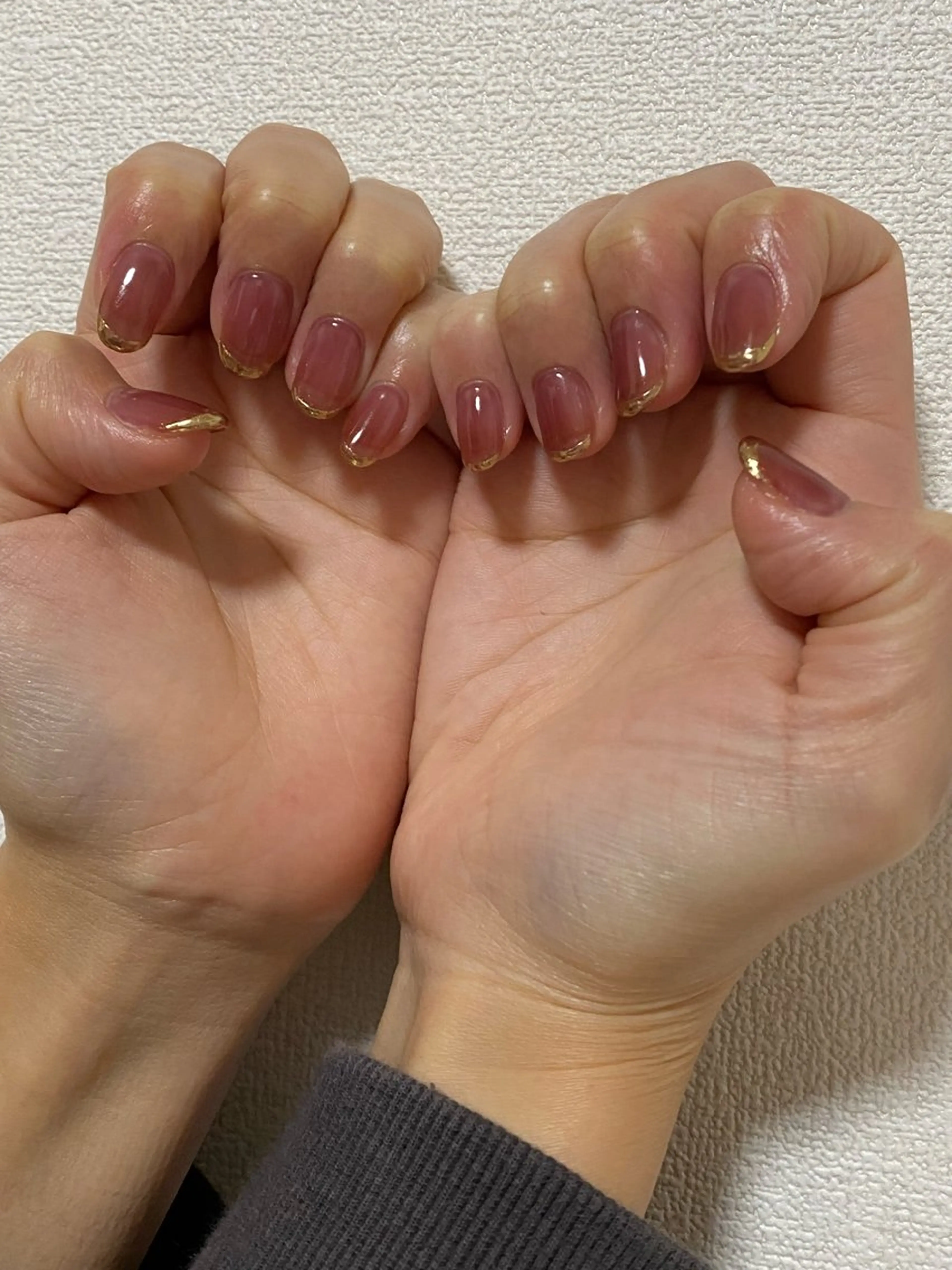 ネイル フレンチネイル ミラーネイル 自宅サロン FeelFreeのマツエク・マツパデザイン