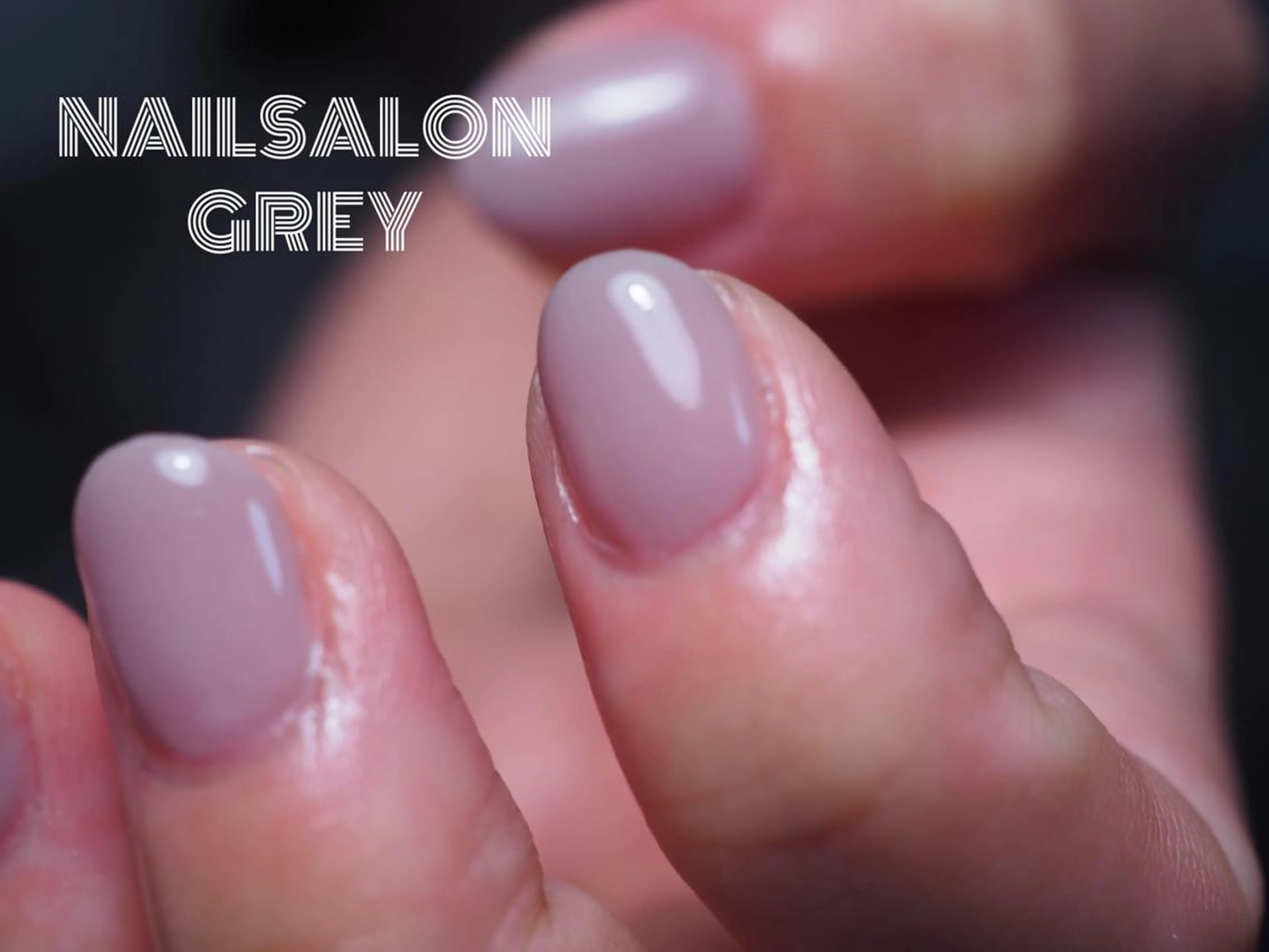 ネイル ショートネイル 【GREY】 TAIRAのネイルデザイン