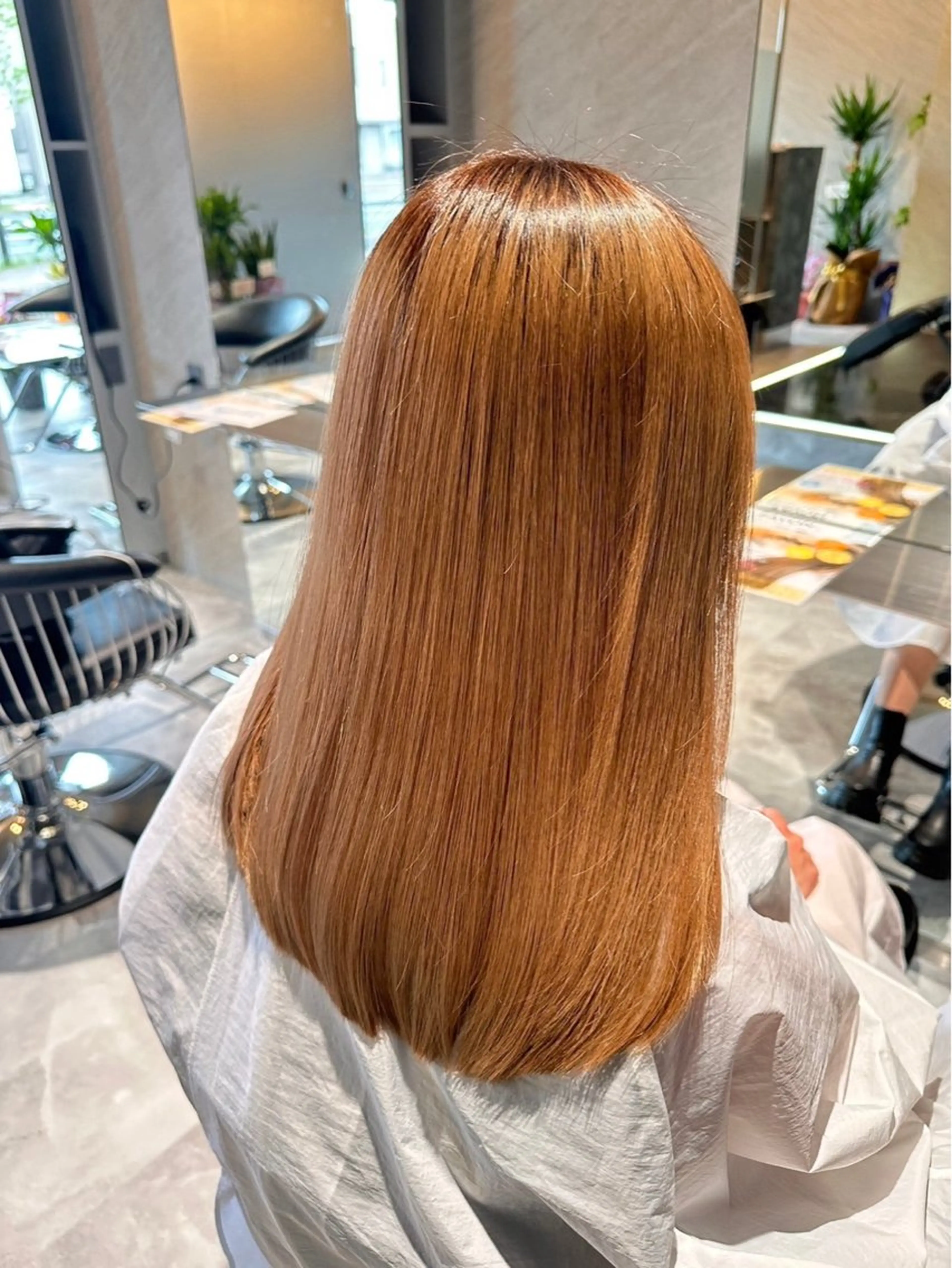 セミロング 髪質改善 縮毛矯正 トリートメント トリートメント Liz所属・Liz aoiのヘアスタイル